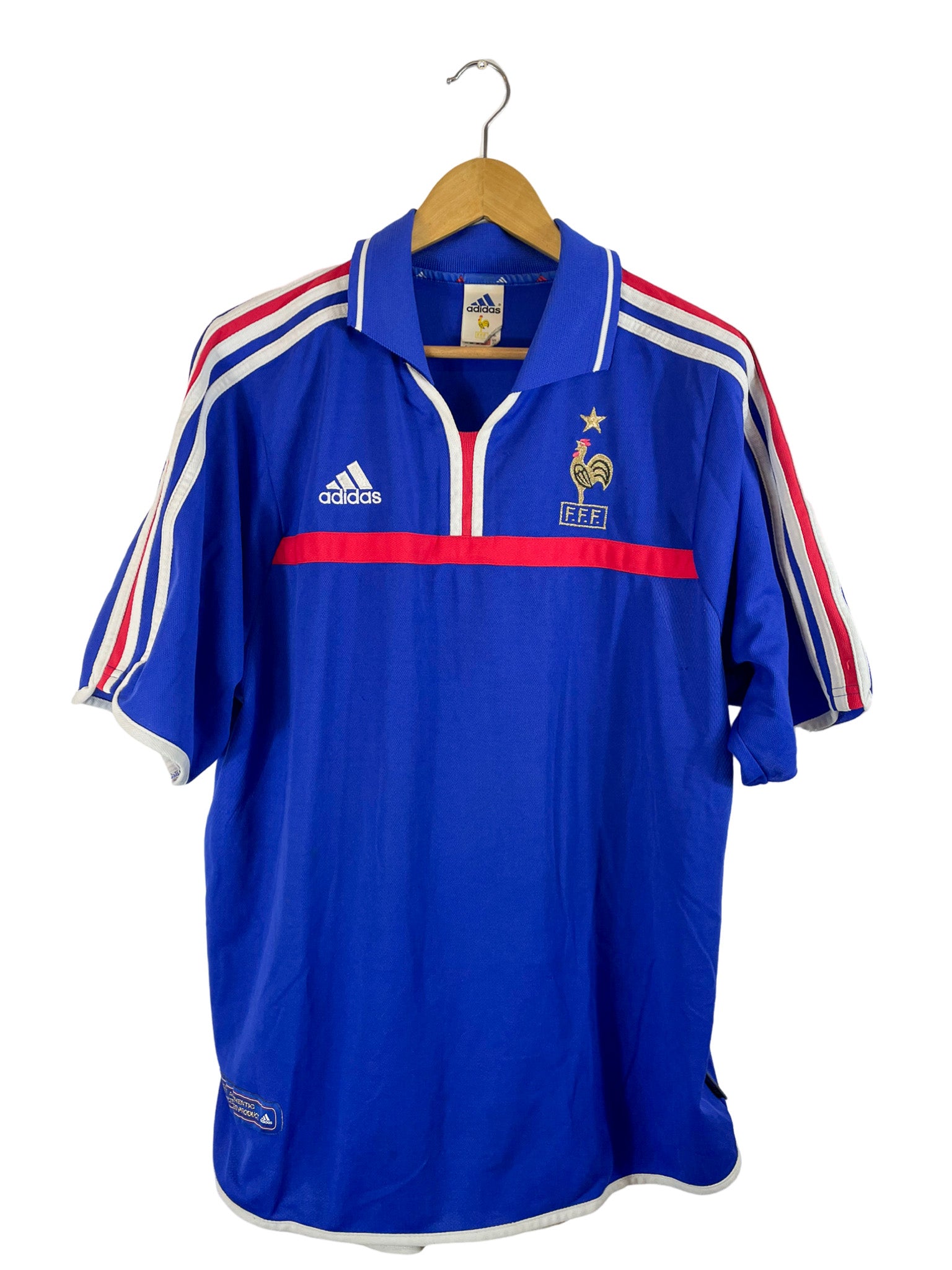 2000 – Maillot Équipe de France domicile Adidas – XL