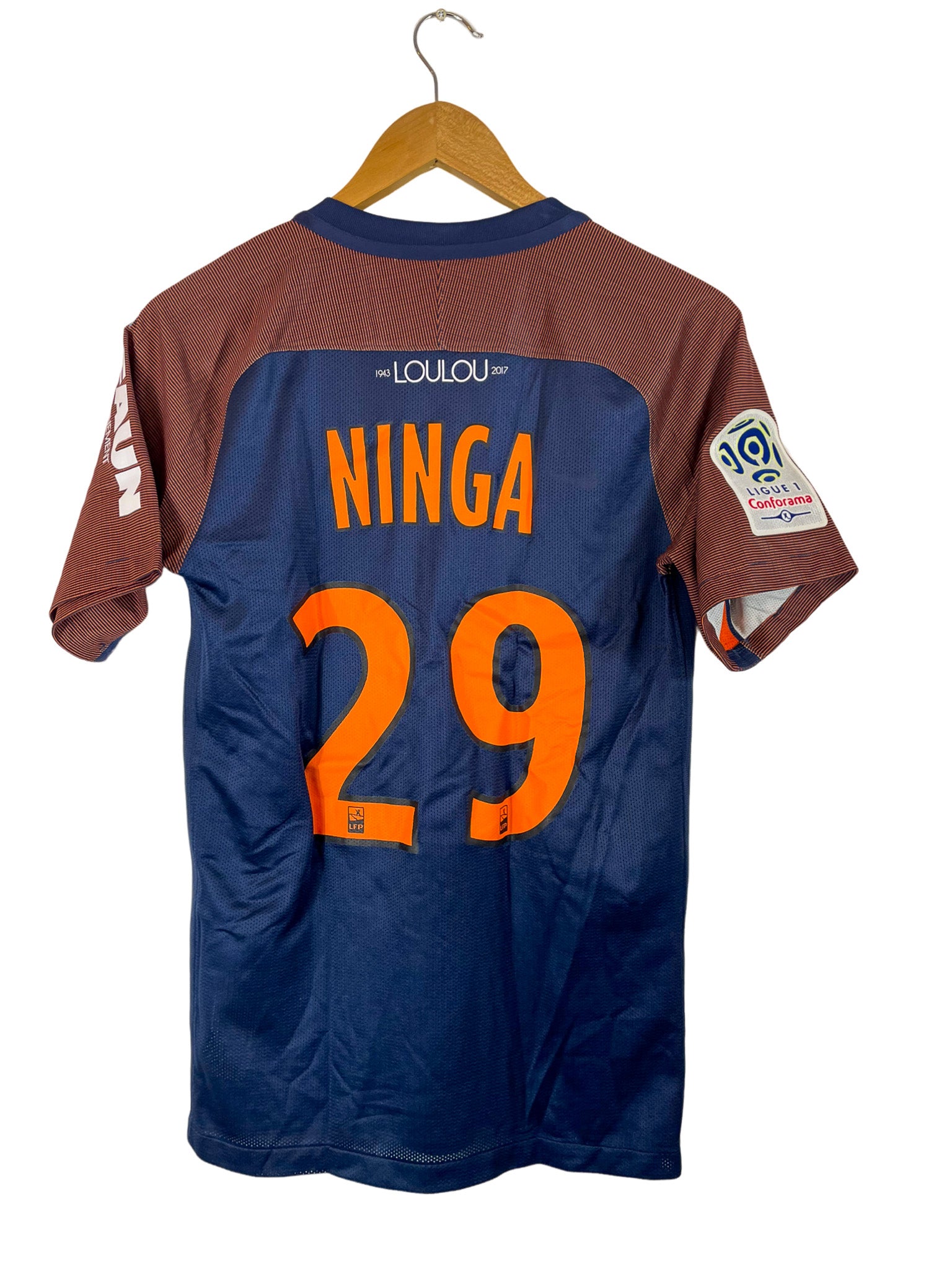 Maillot Montpellier HSC Domicile 2022-2023 – Taille L, Avec Patch Ligue 1 Uber Eats