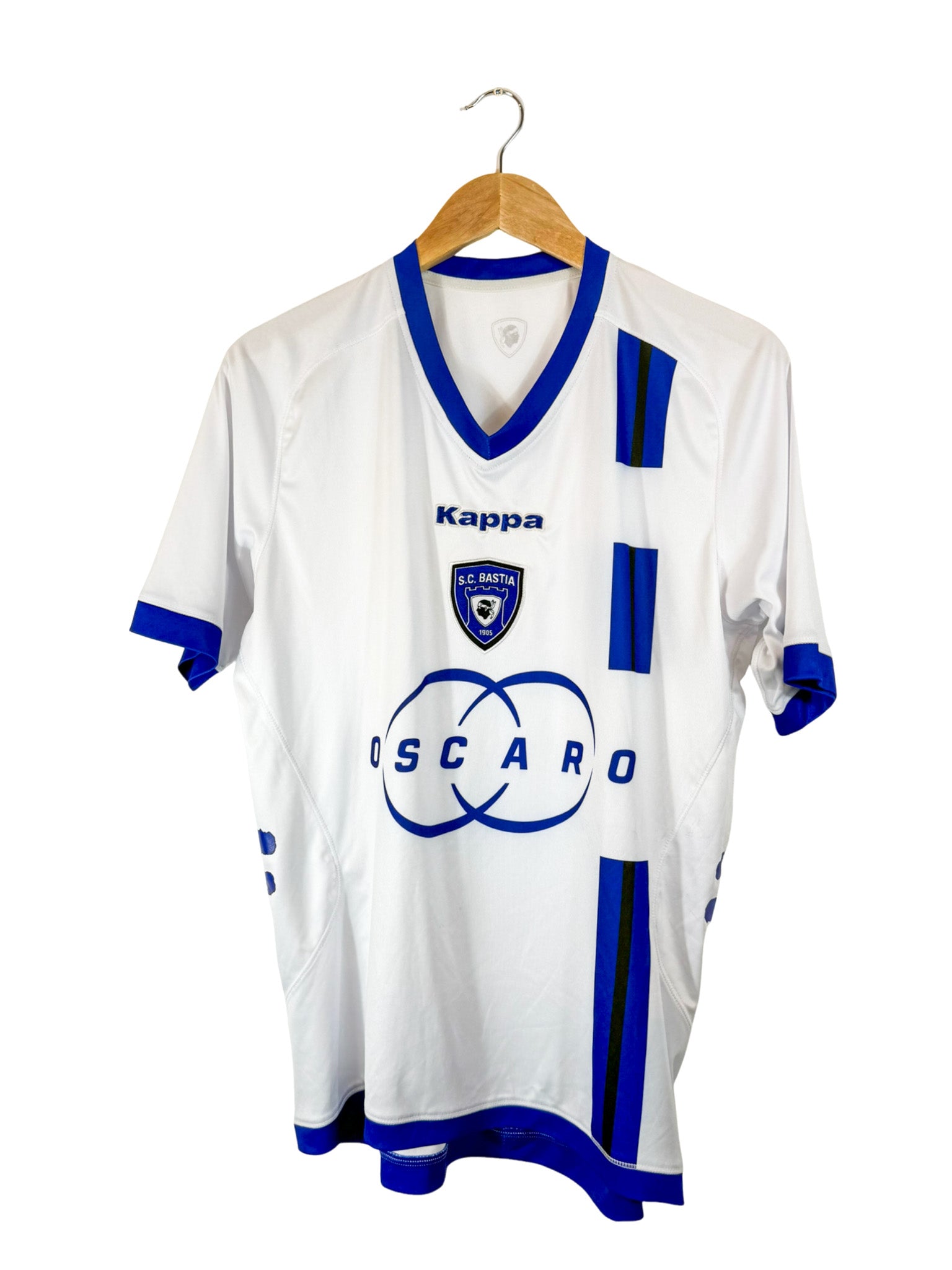 2009/2010 - Camiseta local del SC Bastia Kappa - Talla XL