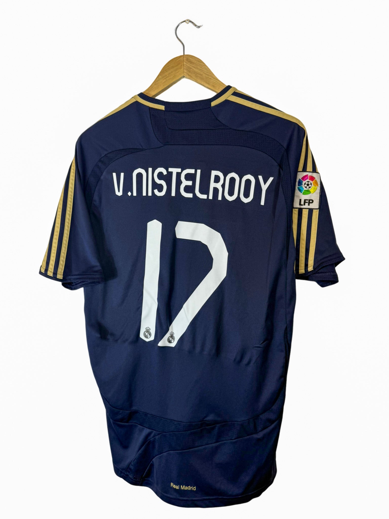 Real Madrid v.NISTELROOY 17 ユニフォーム 2007/2008 - Real Madrid Away Jersey [#17 Van Nistelrooy] - M