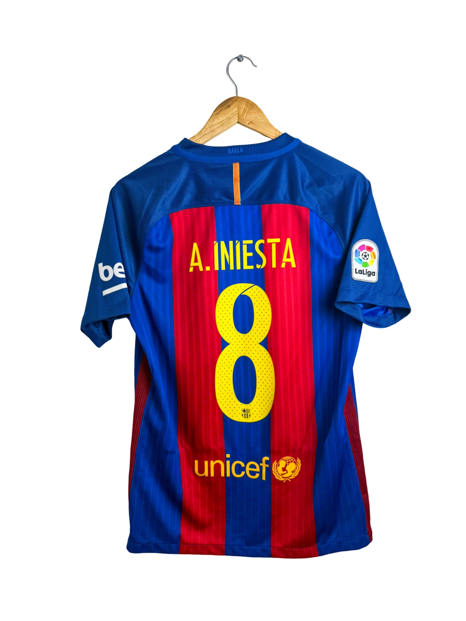 FC Barcelona 2016 Nike イニエスタ 2016 Nike Barcelona Away Soccer Jersey Andres Iniesta Men L Spain