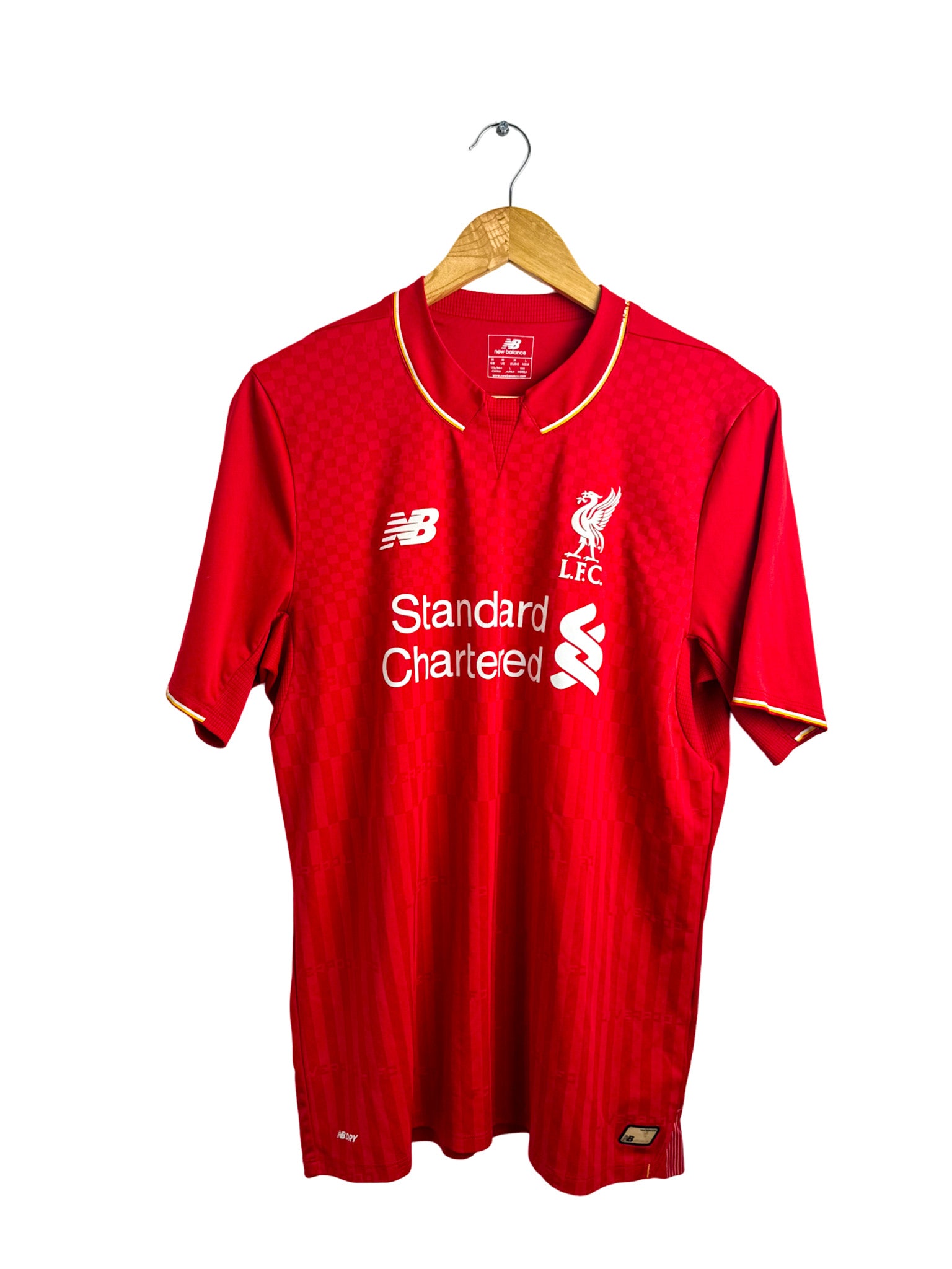 ウェア New Balance Liverpool FC Firmino 11 2015/2016 – Liverpool home jersey [#11 Firmino] – M – Vista