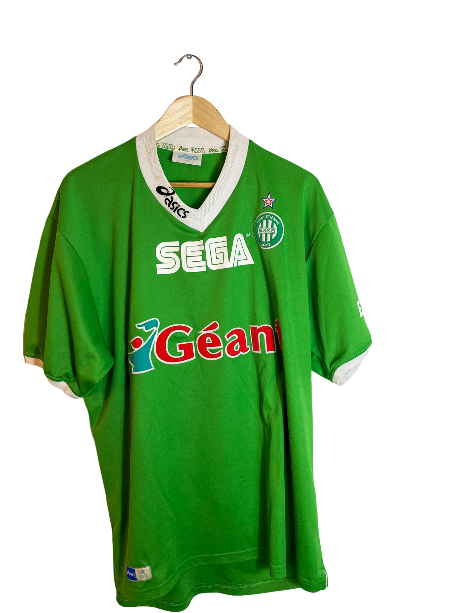 1999/2000 – Maillot Association Sportive de Saint-Étienne domicile Asics – XXL