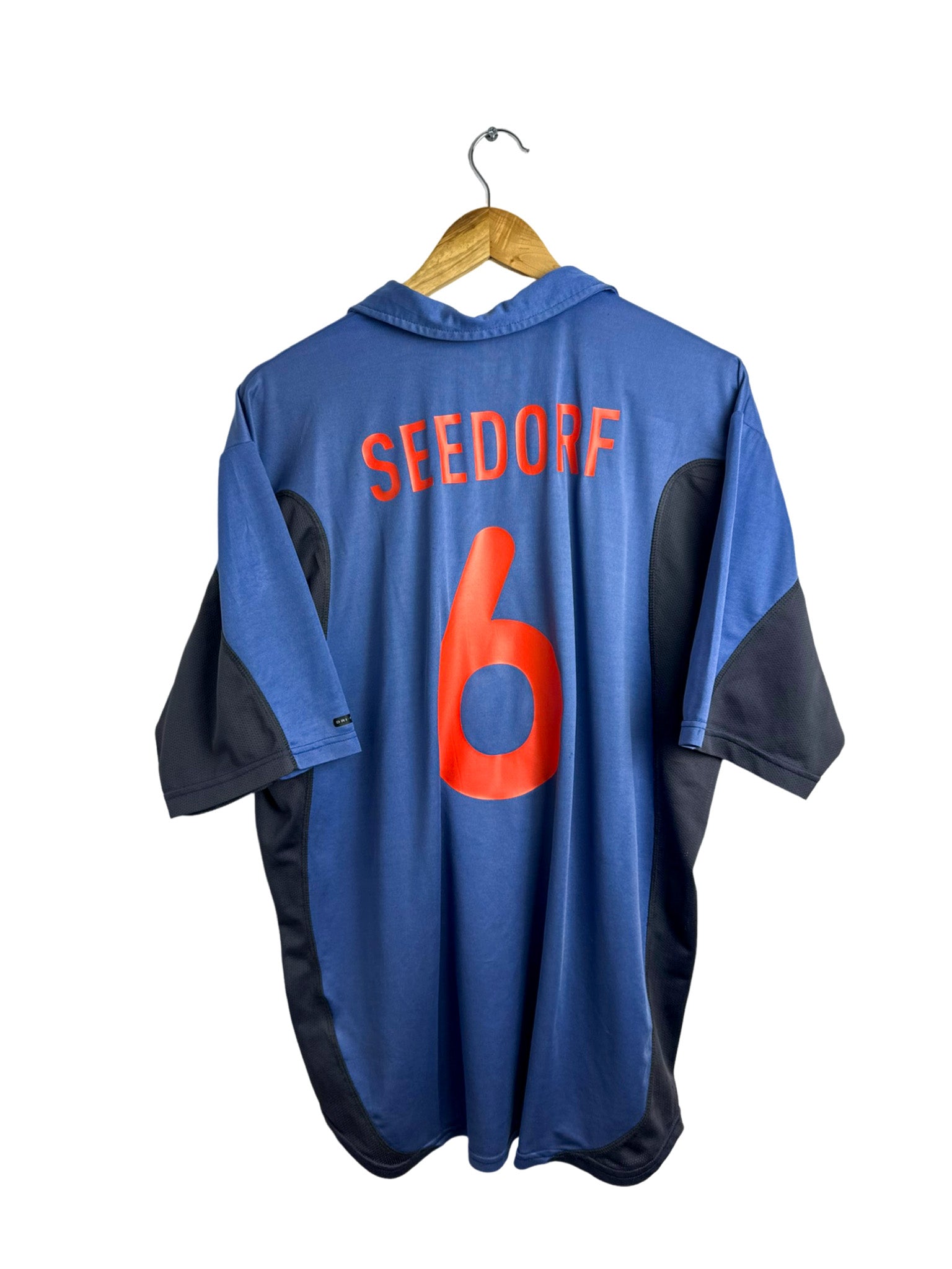 2000 – Netherlands Away Jersey [#6 Seedorf] – XL – Vista football shop