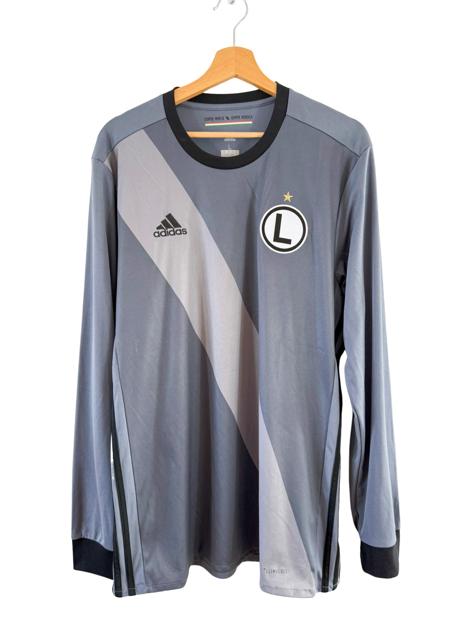 2017/2018 - Legia Warsaw Adidas Home Shirt *Long Sleeve* - L