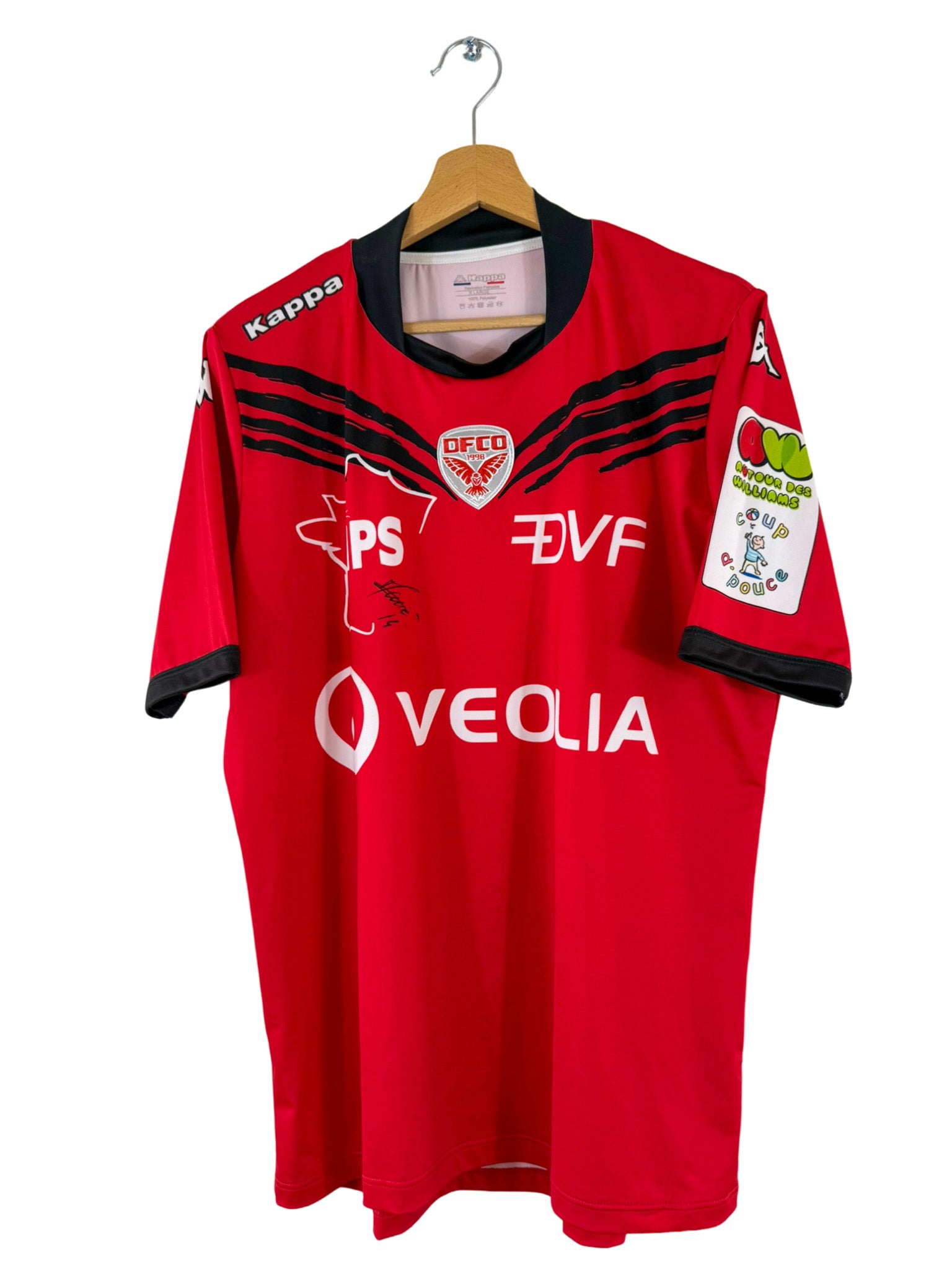 2013/2014 - Camiseta local del Dijon FCO Kappa *Firmada* - Talla XL