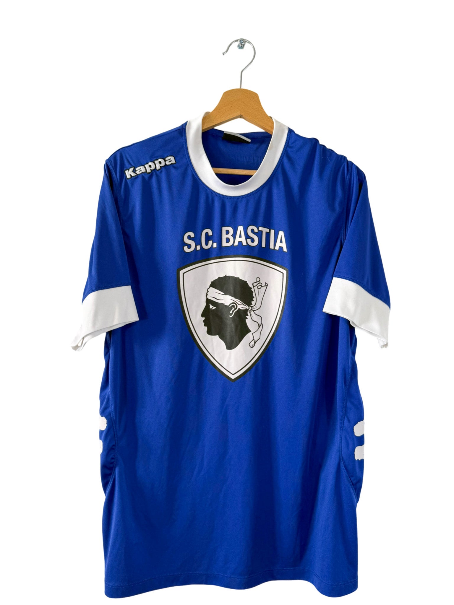 2009/2010 - Camiseta de local del SC Bastia Kappa - Talla S