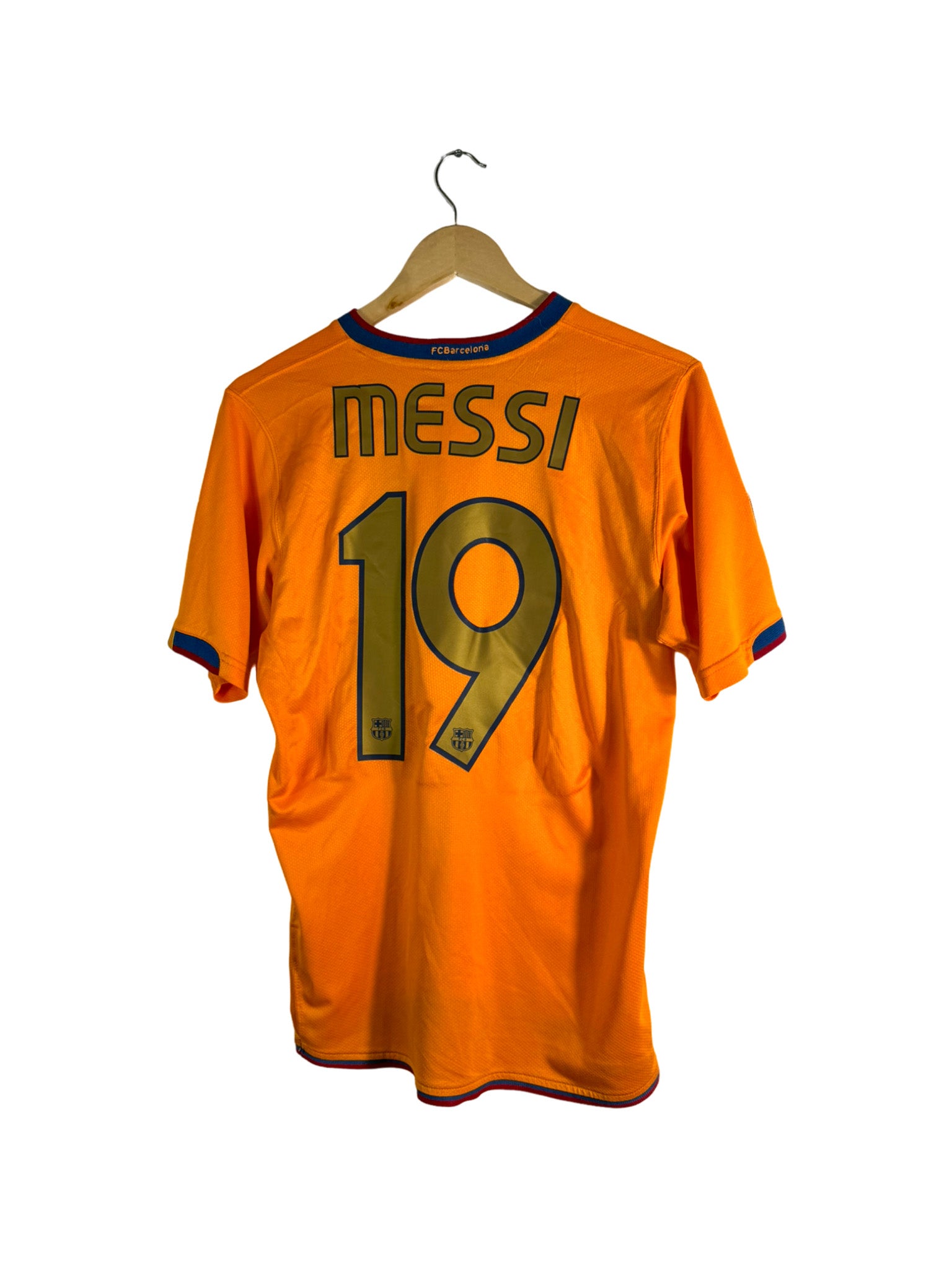 2006/2007 FC Barcelona Away Shirt [#19 Messi] - S – Vista football