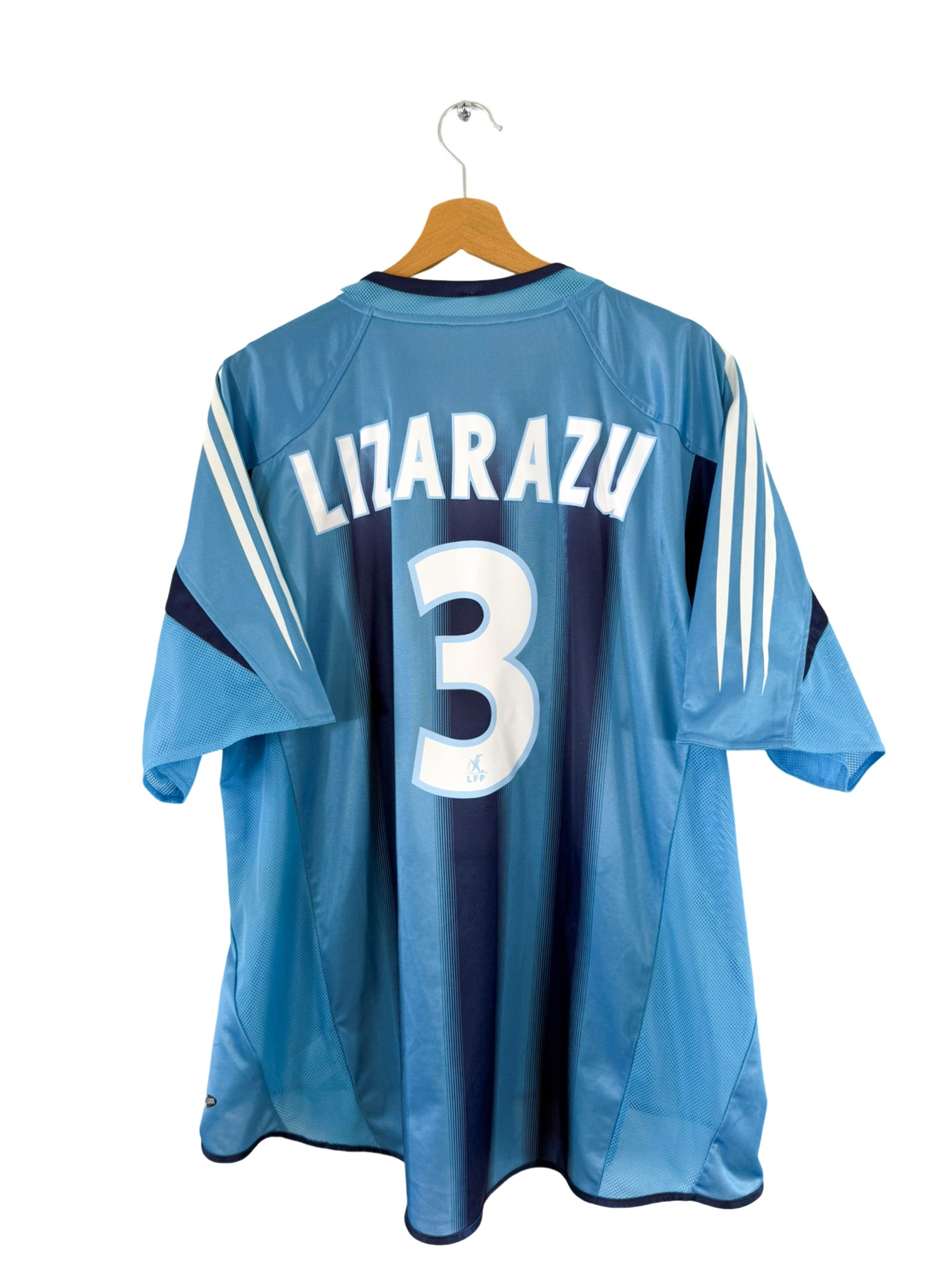2004/2005 - Olympique de Marseille away jersey [#3 Lizarazu] - XL