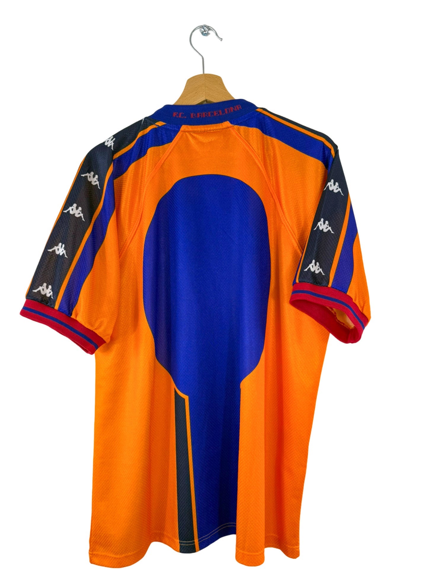 1997/1998 - FC Barcelona Away Shirt Kappa - L
