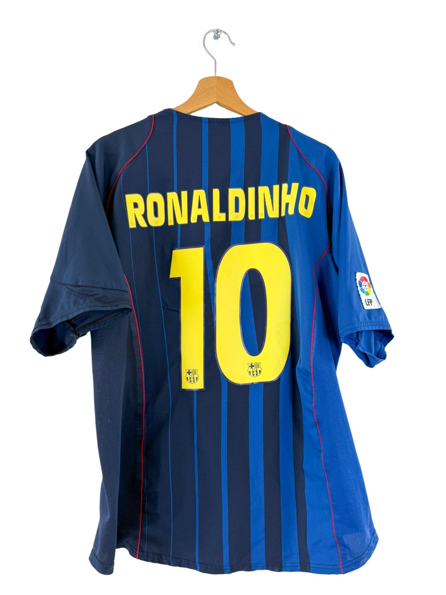 2004/2005 - FC Barcelona Away Shirt [#10 Ronaldinho] - XL – Vista