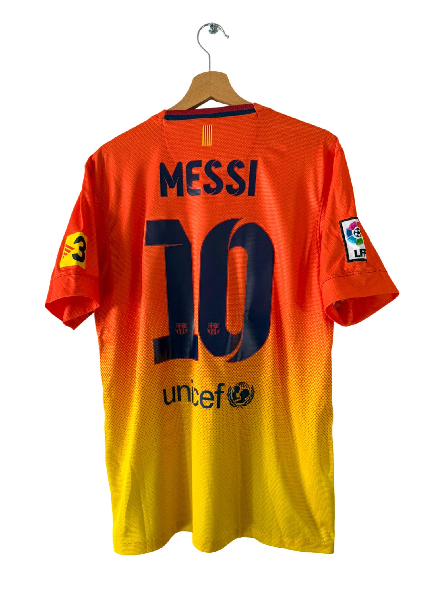 FC バルセロナ12/13アウェイユニフォームMessi 10 S 2012/2013 - FC Barcelona Away Shirt [#10 Messi] - S – Vista