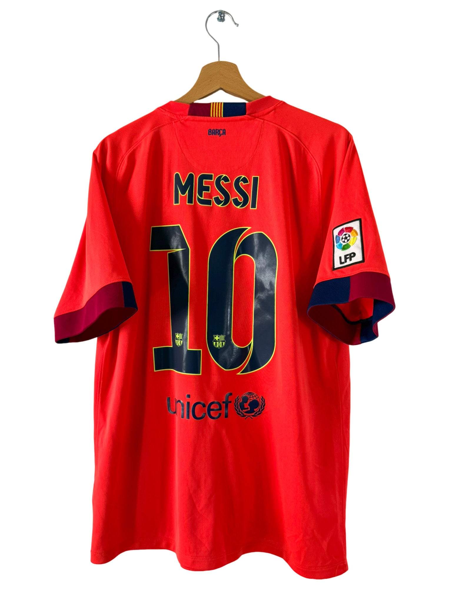 2014/2015 - Barcelona Away Shirt [#10 Messi] - L – Vista football shop