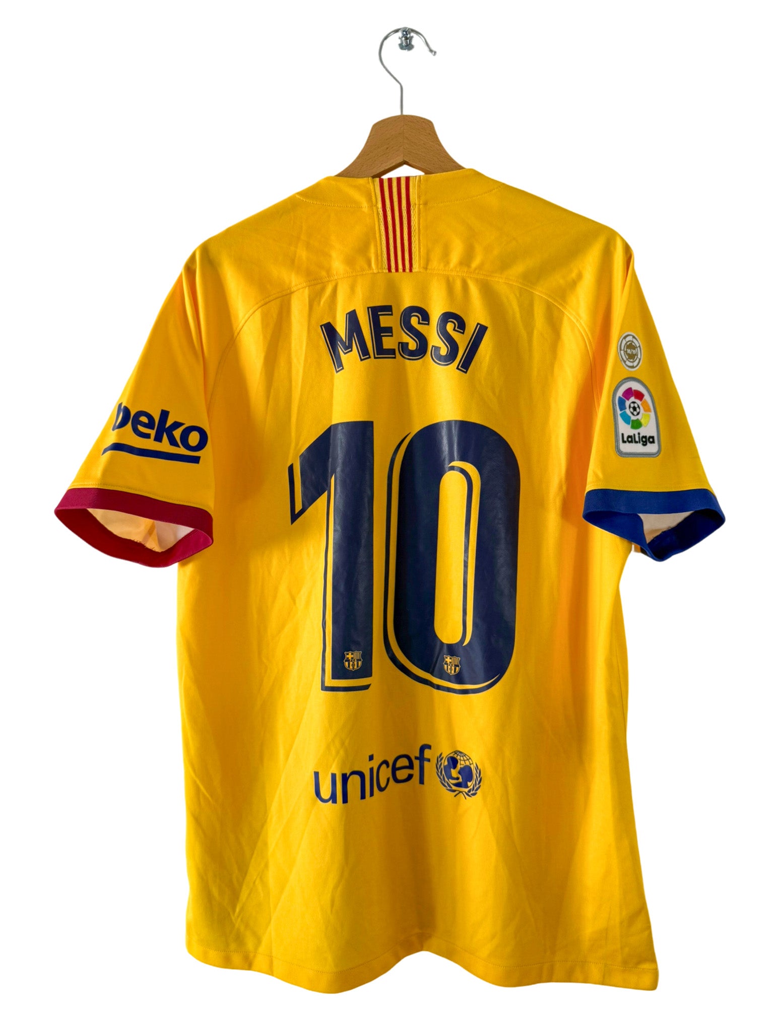 2019/2020 - FC Barcelona Away Shirt [#10 Messi] - M – Vista