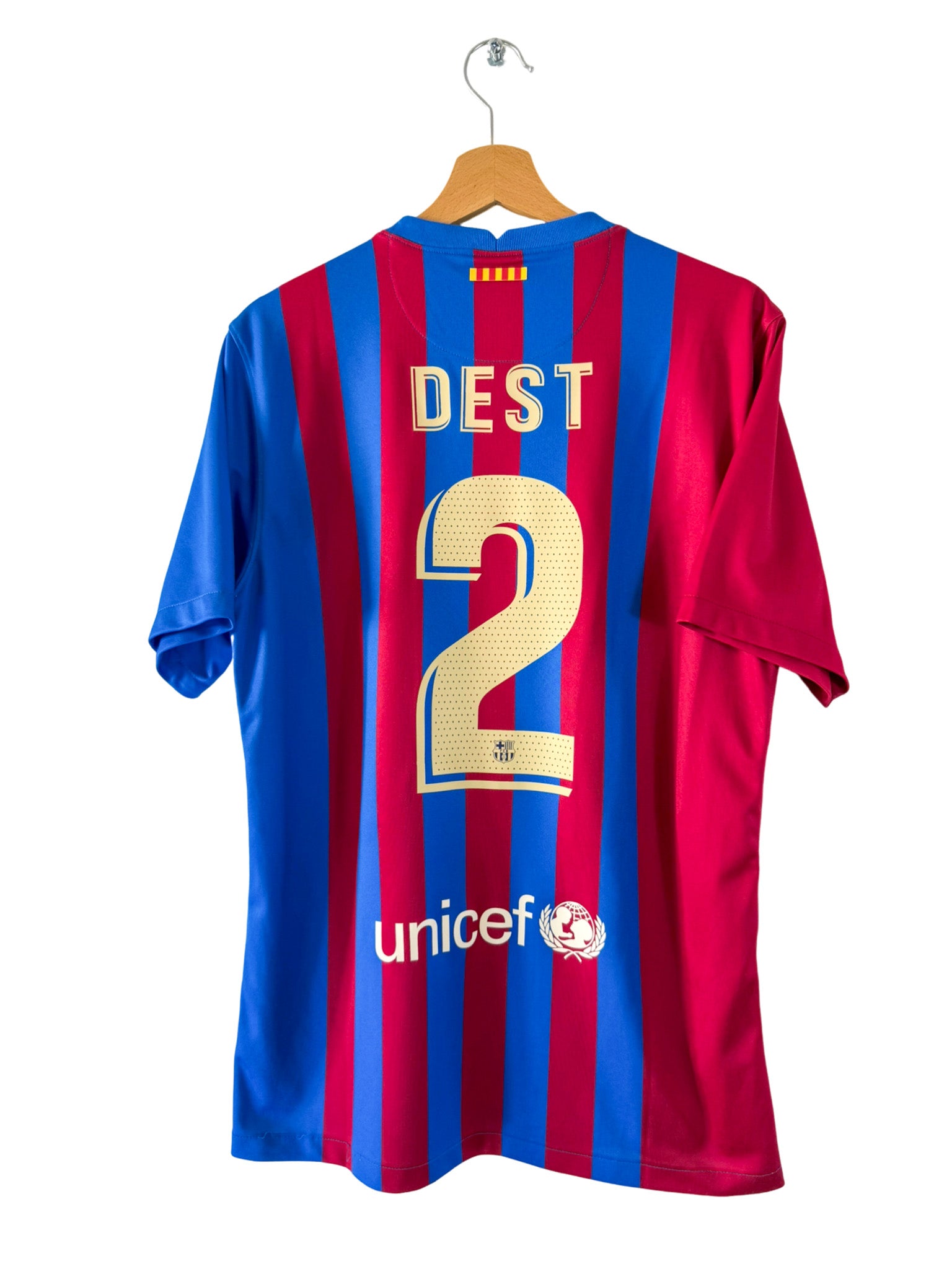 2021/2022 - FC Barcelona Home Shirt [#2 Dest] - L – Vista football