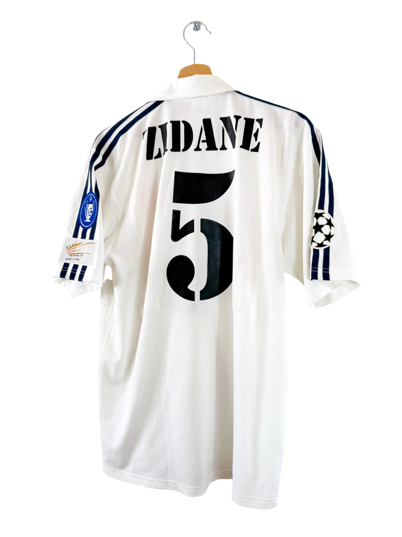 2001/2002 - Real Madrid Home Shirt [#5 Zidane] Adidas - M