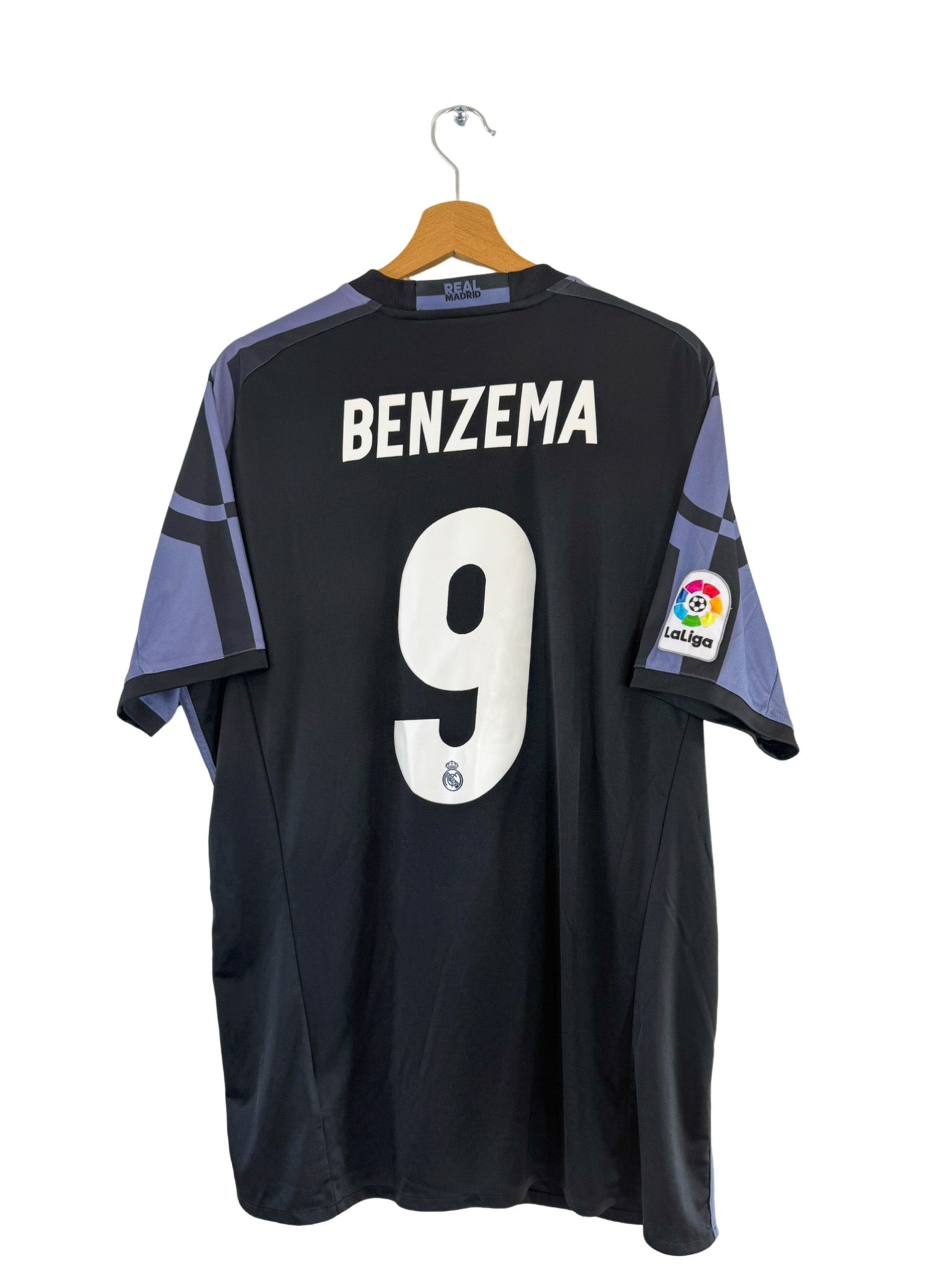 ADIDAS REAL MADRID 2017 AWAY BENZEMA PURPLE JERSEY - Soccer Plus ADIDAS REAL MADRID 2017 AWAY BENZEMA PURPLE JERSEY - Soccer Plus