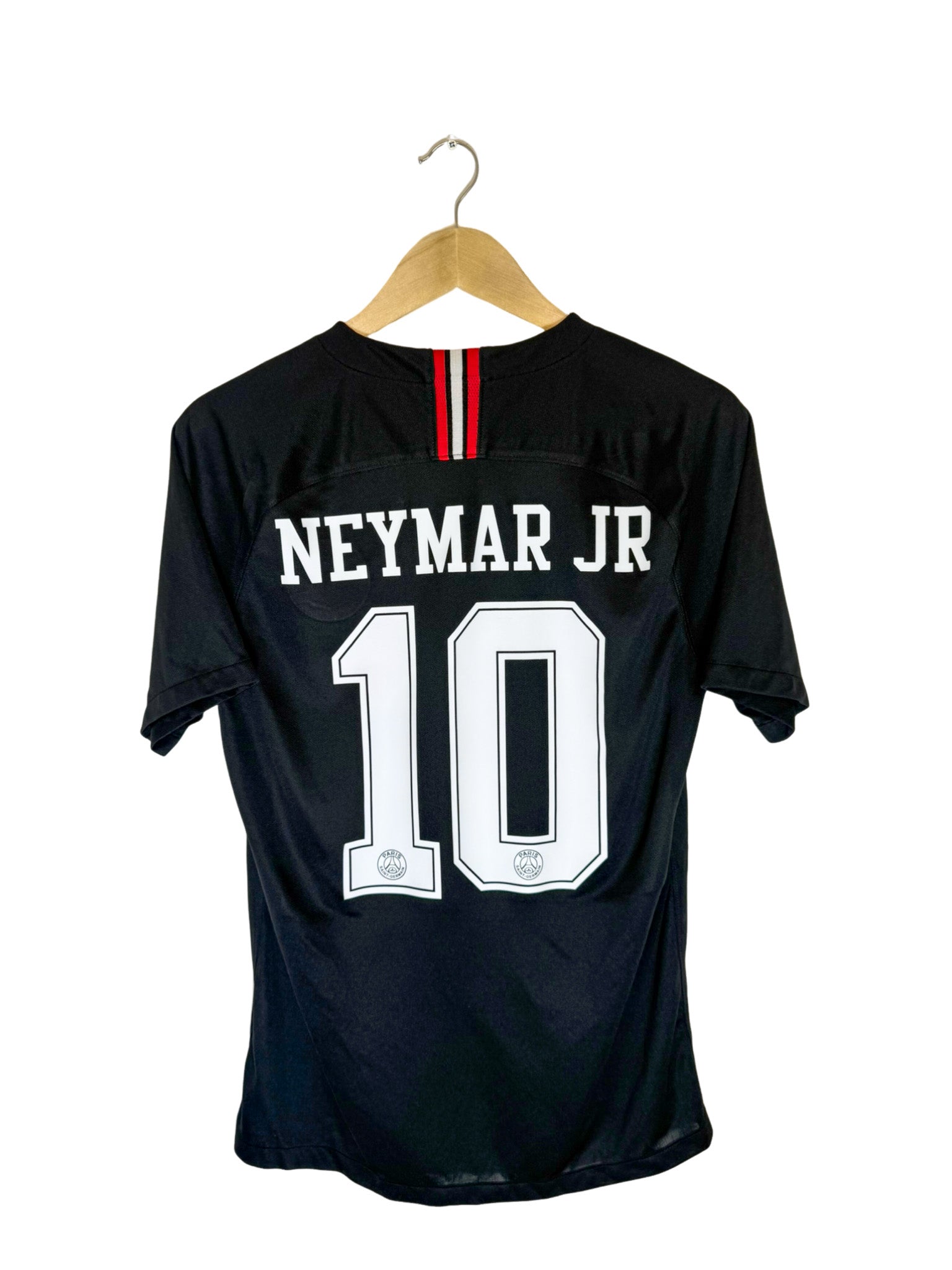 Flocage Neymar JR – Paris Saint-Germain 2018/2019 – Maillot Away Noir/Crème – Officiel Footpress