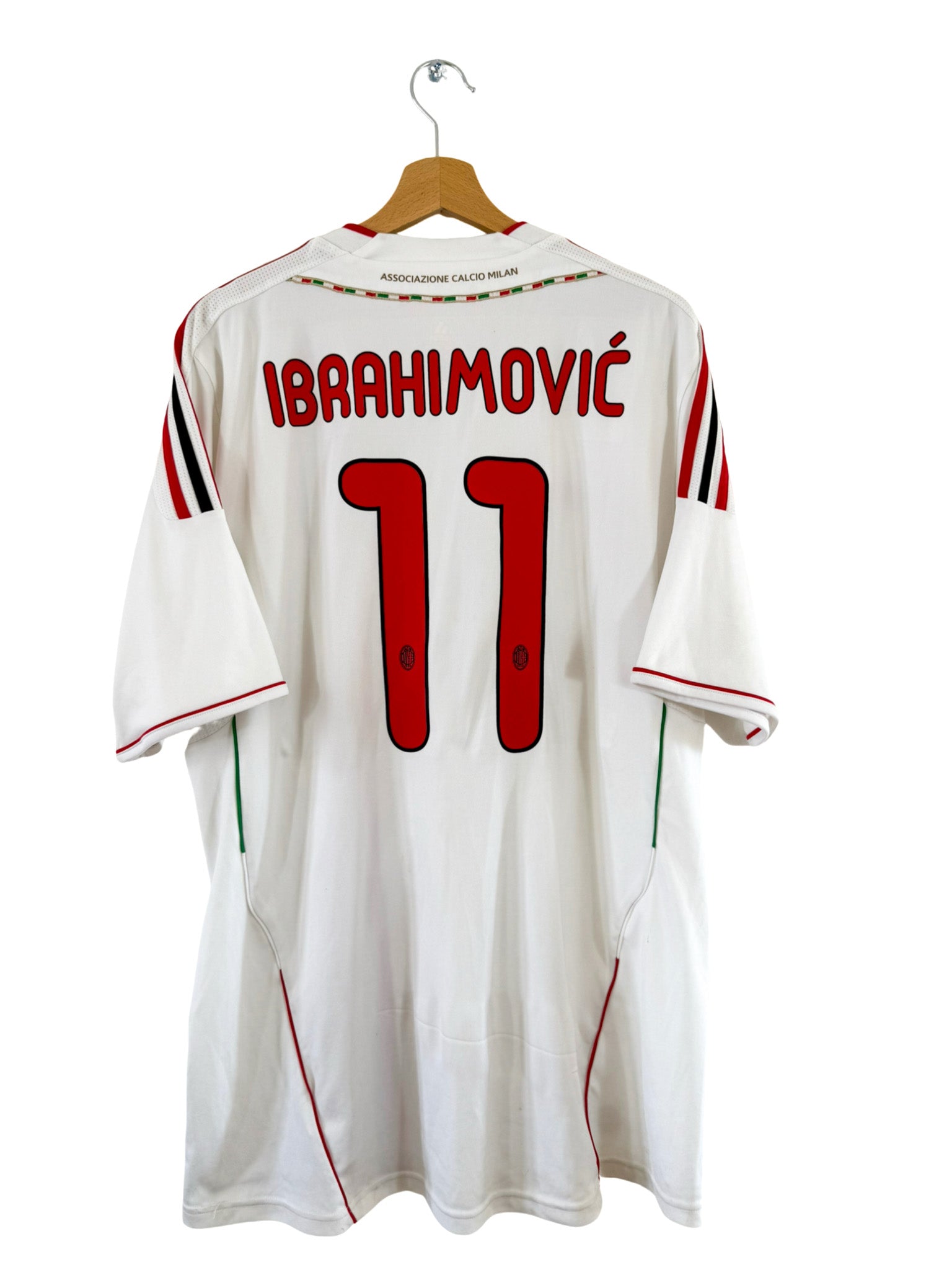 2011/2012 - AC Milan Away Shirt [#11 Ibrahimović] - 2XL – Vista