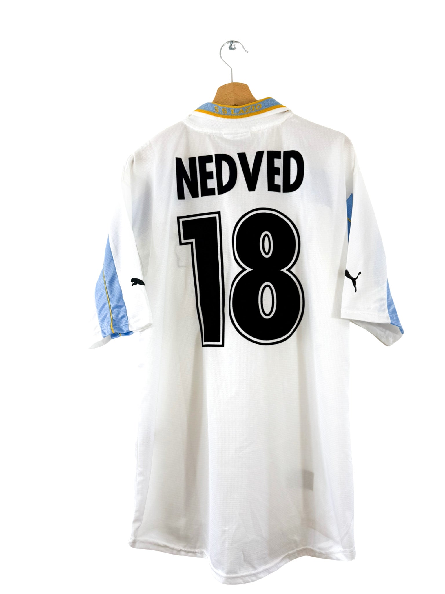 1999/2000 - Lazio Away Shirt [#18 Nedved] - XL – Vista football shop