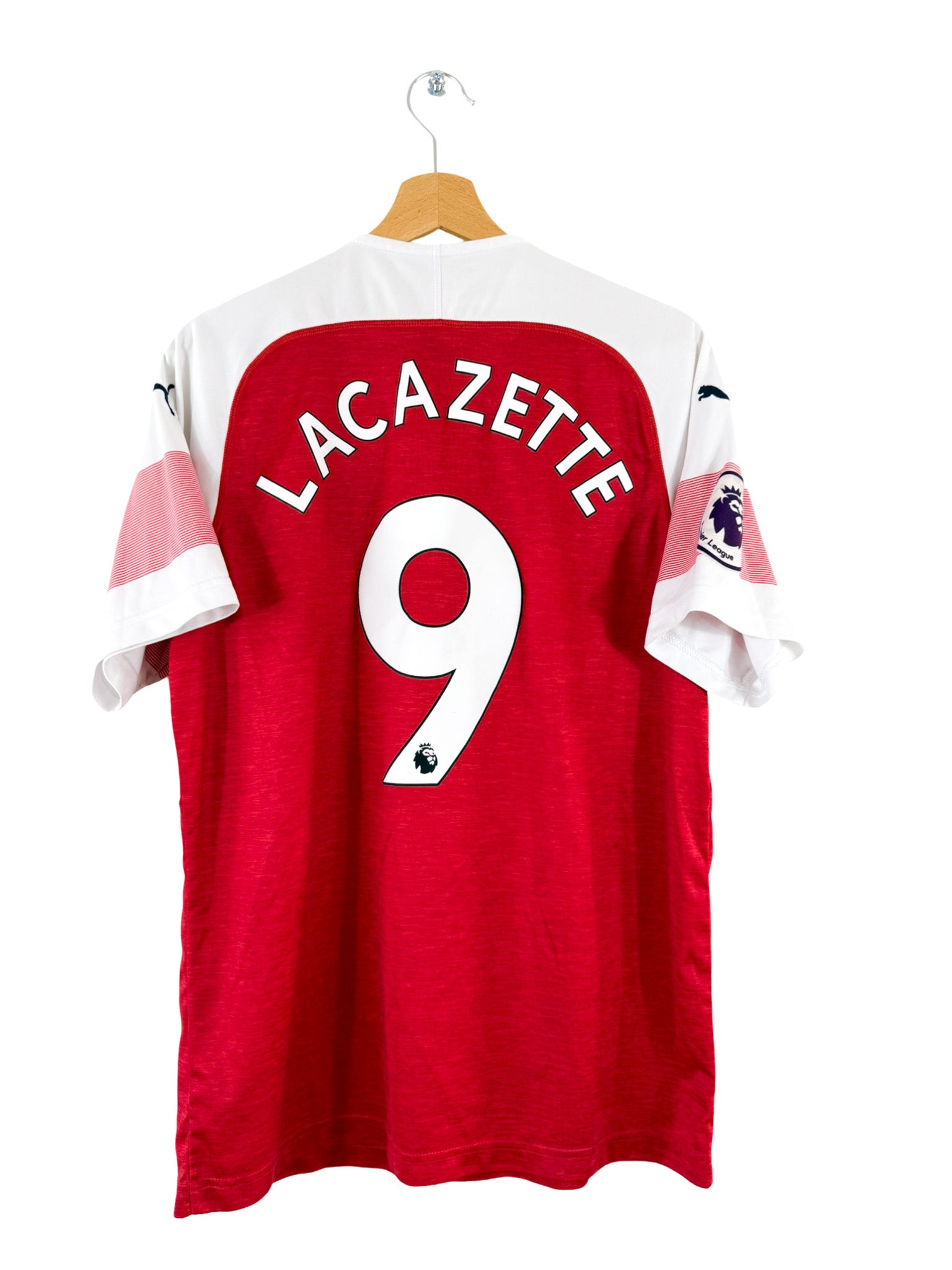 Maillot Lacazette Arsenal – Domicile 2017-2018 – Puma – Taille M – Rouge