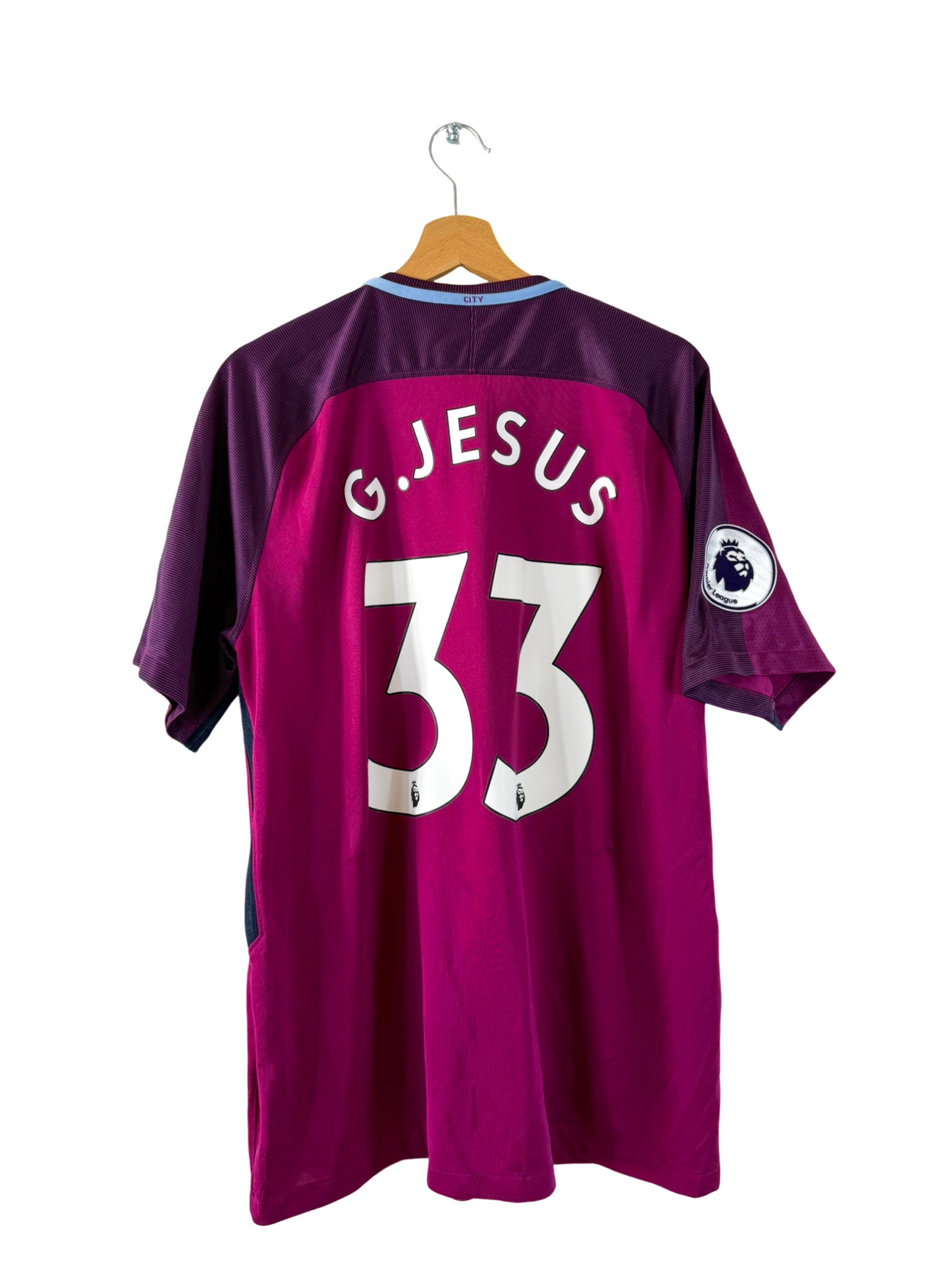 マンチェスター・シティ ジェズスユニフォーム　G. JESUS XL 2017/2018 - Manchester City Away Shirt [#33 G. JESUS] - XL – Vista