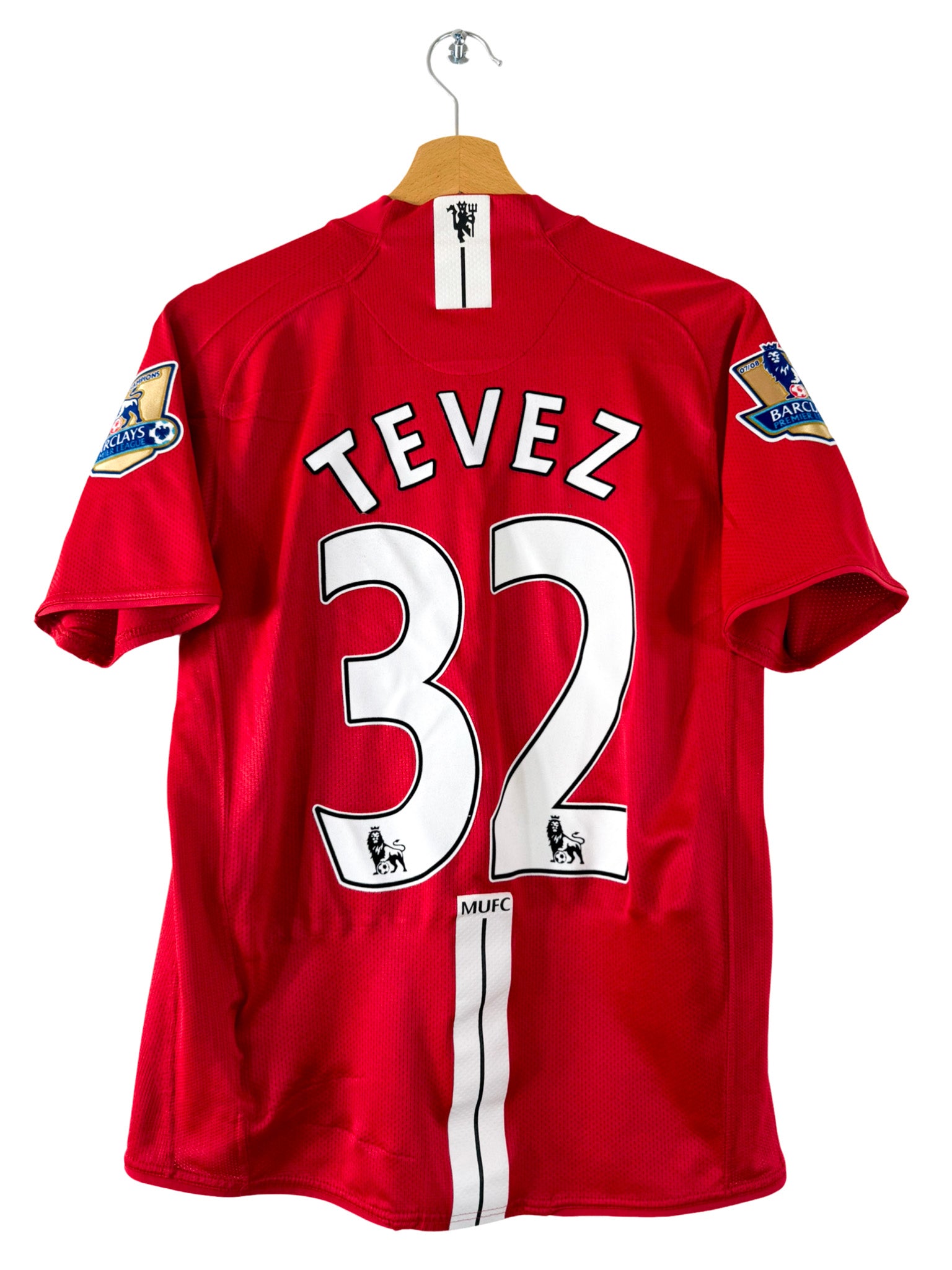 2007/2009 - Manchester United home shirt [#32 Tevez] - S – Vista