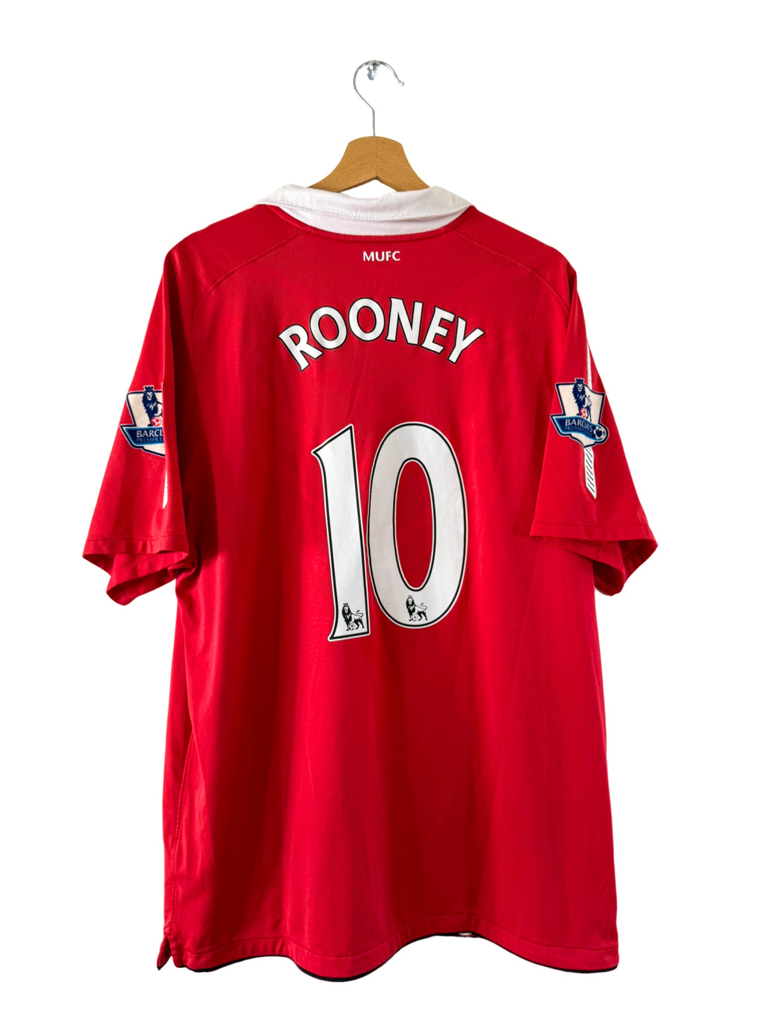 2010/2011- Manchester United home jersey [#10 Rooney] - XL – Vista