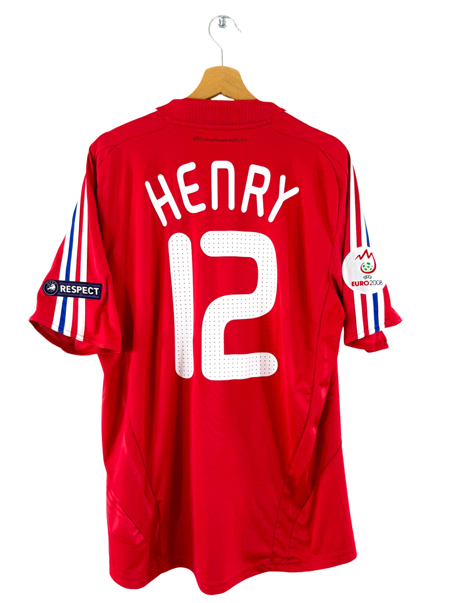 2008 - France National Team Away Jersey [#12 Henry] - XL – Vista