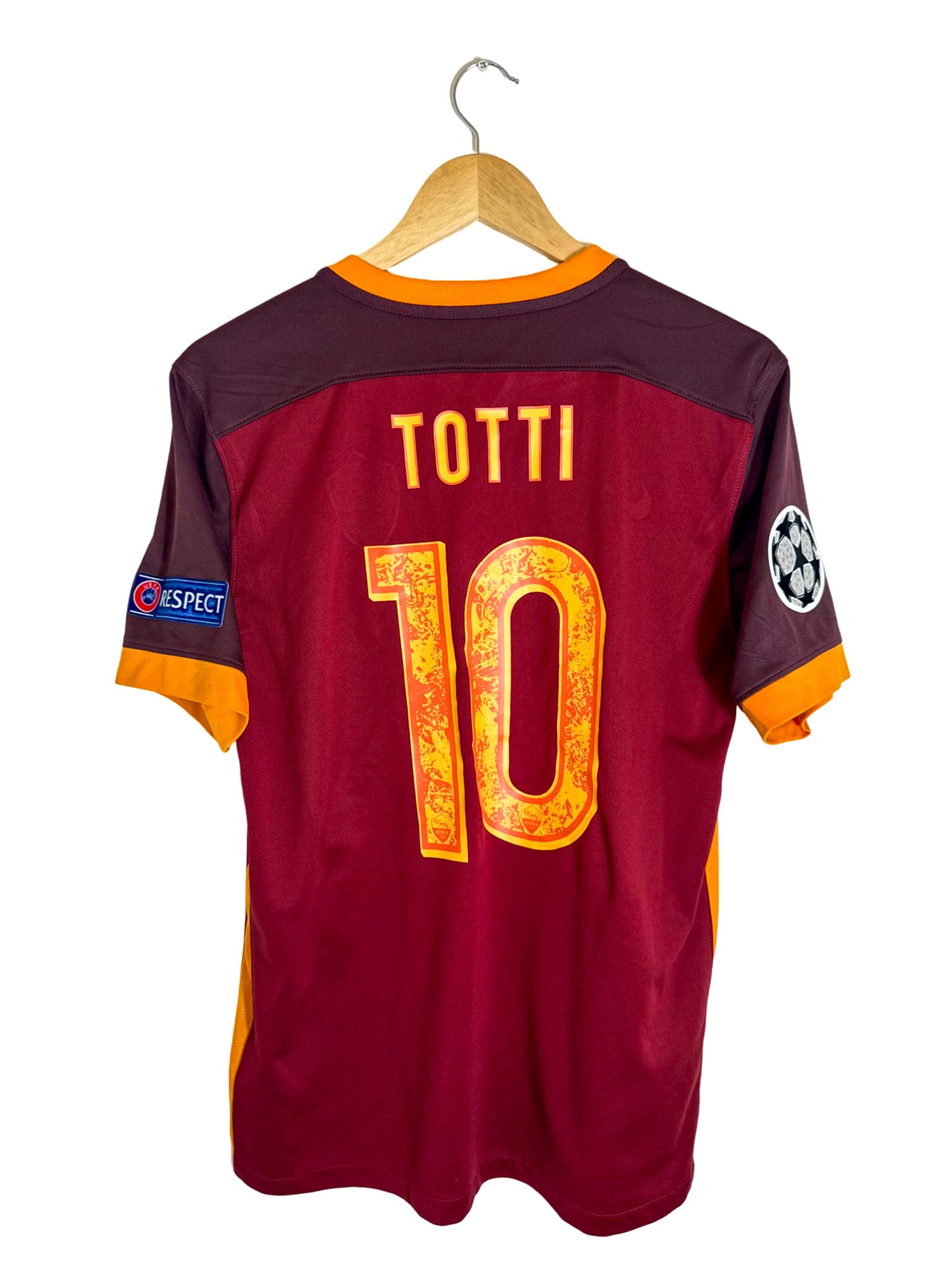 2015/2016 - AS Roma Home Jersey [#10 TOTTI] - M – Vista football shop
