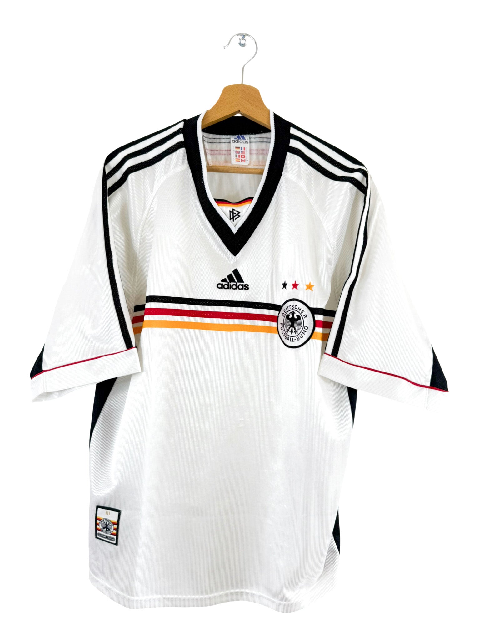 1998 - Camiseta local de Alemania Adidas - Talla L