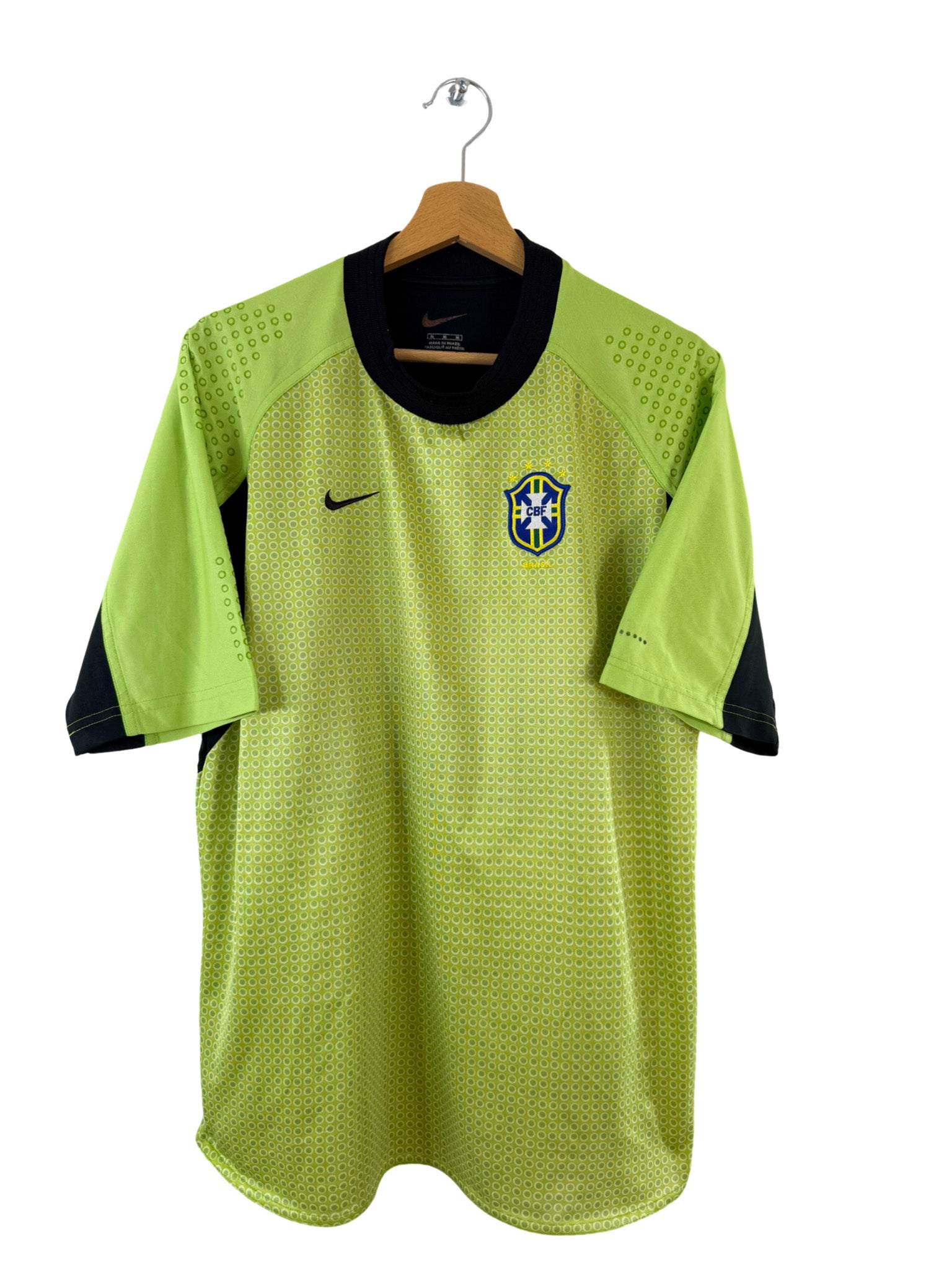 2000 - Camiseta de portero Nike de Brasil - Talla M