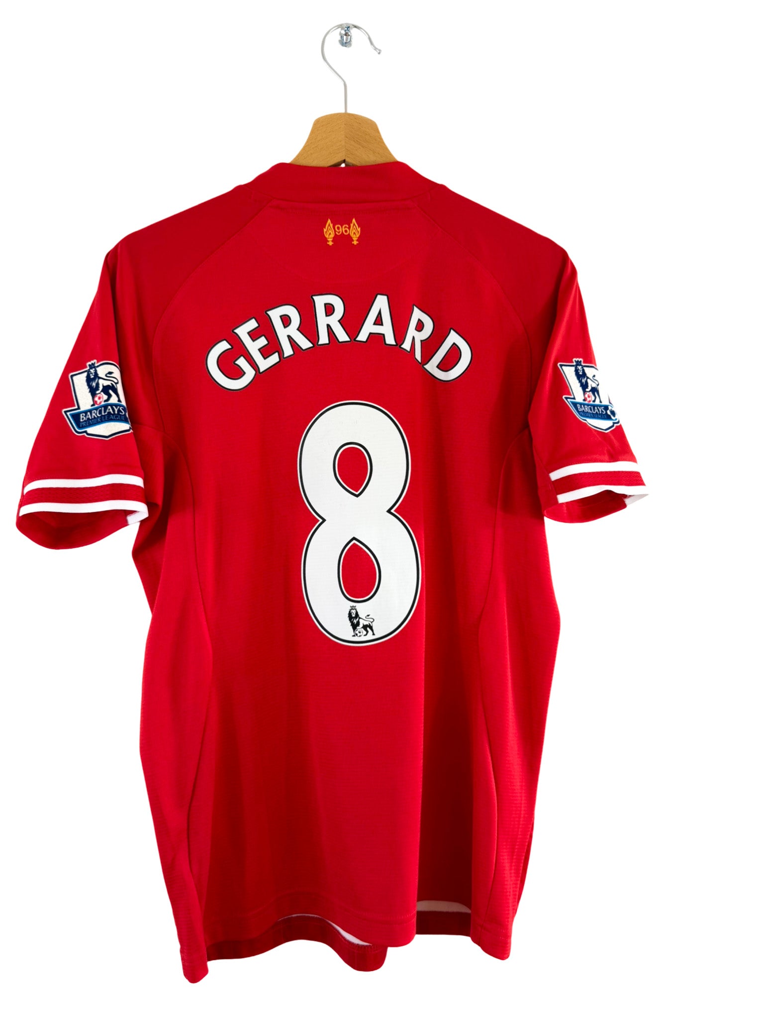 2013/2014 - Liverpool home jersey [#8 Gerrard] - S – Vista