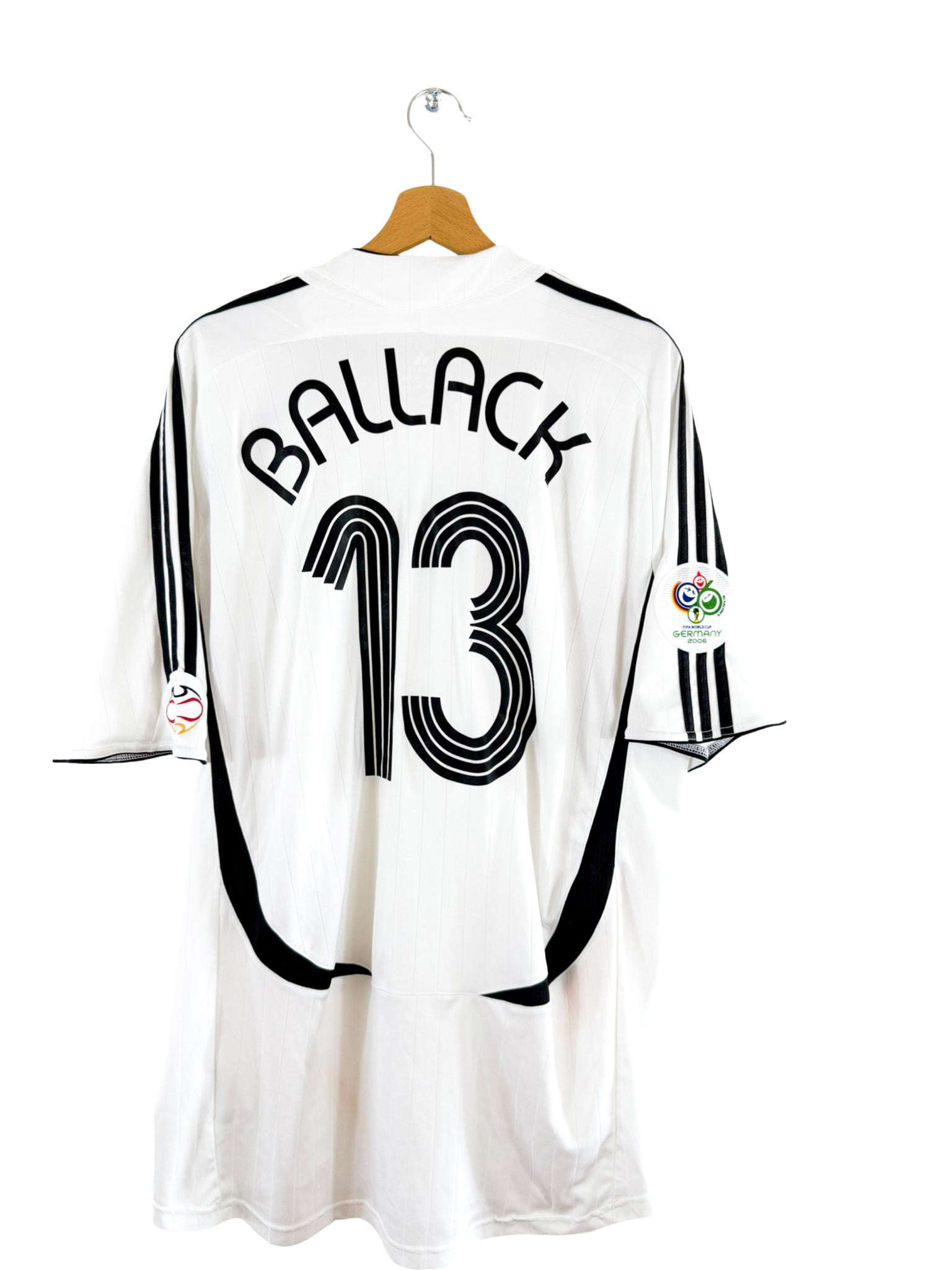 2006 - Germany Home Shirt [#13 Ballack] - 2XL – Vista football shop