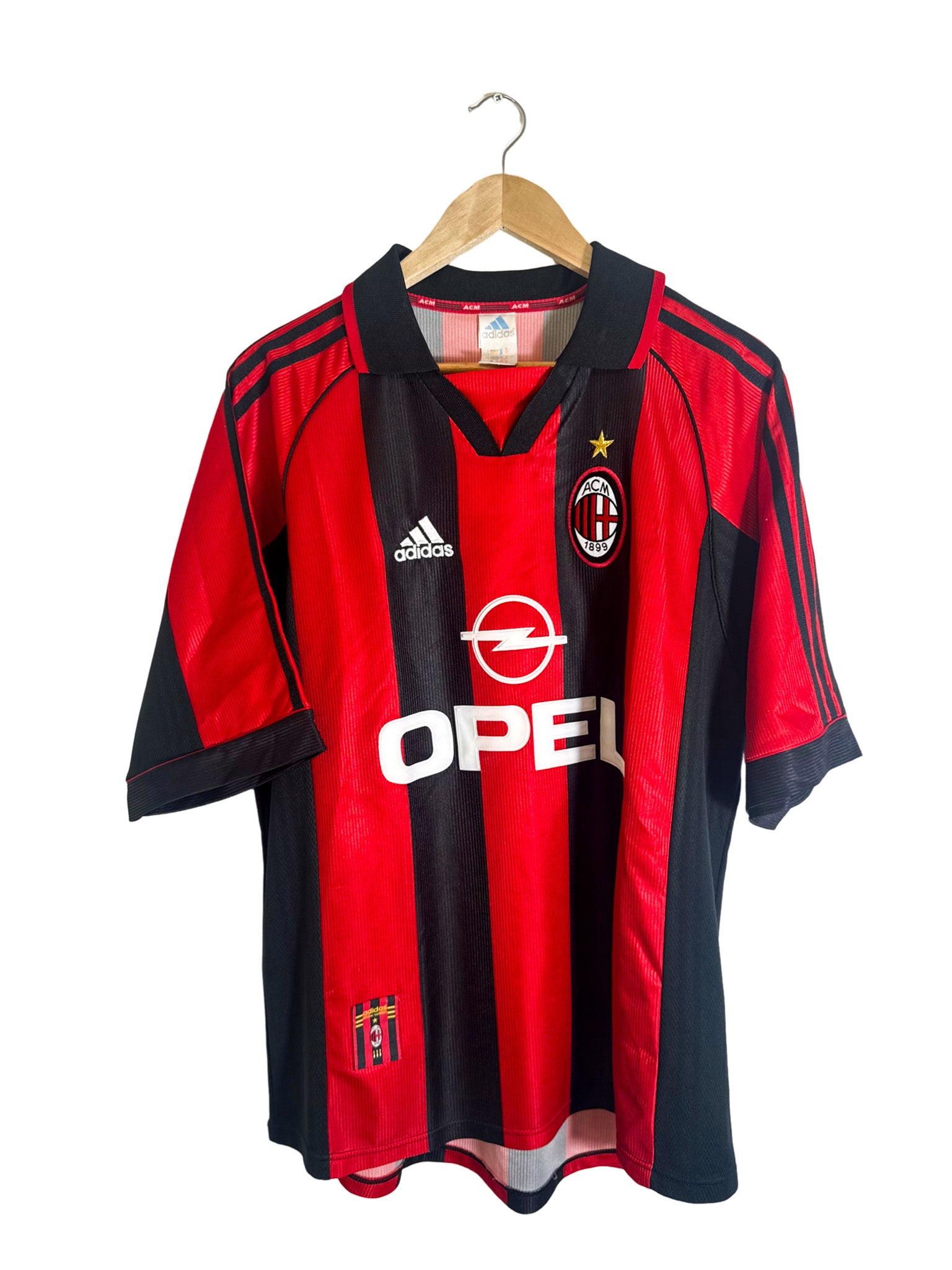 ウェア DENInter Milan 1998-99  Jersey L 1998/1999 - AC Milan home shirt - L – Vista football shop