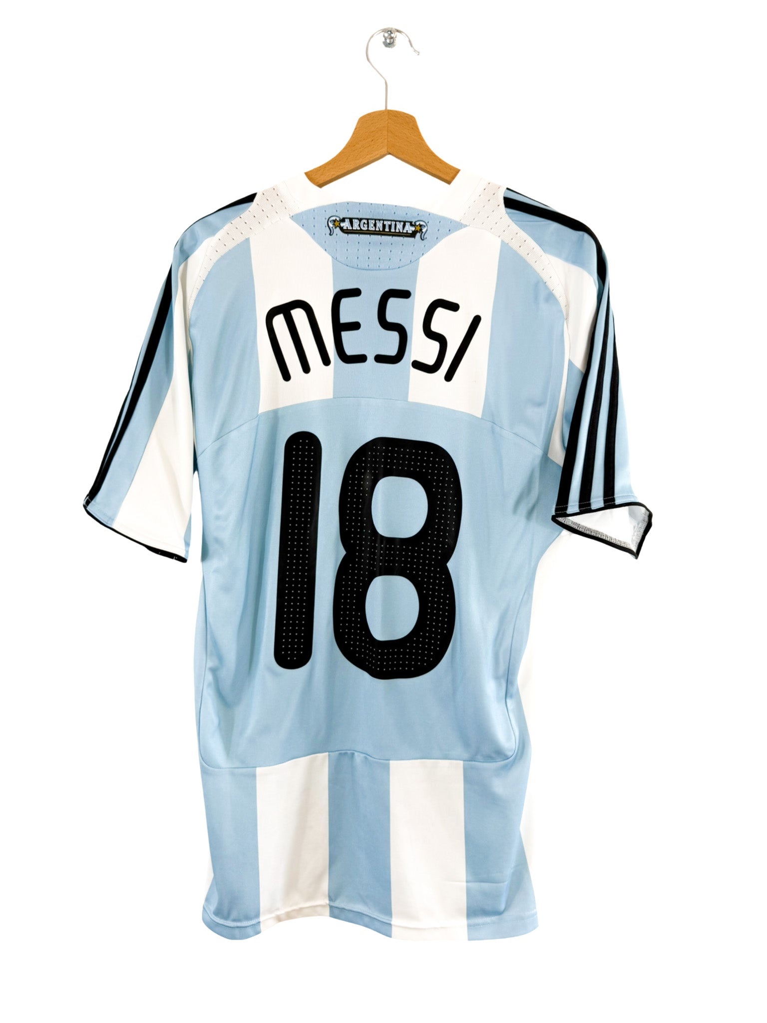 2008 - Argentina home jersey [#18 Messi] - M – Vista football shop