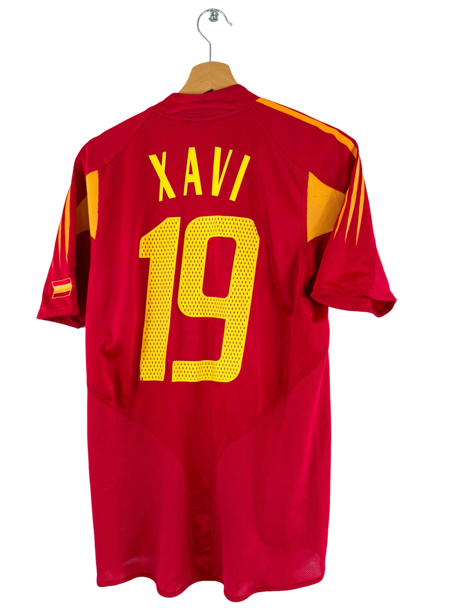 2004 - Spain home shirt [#20 Xavi] - S – Vista football shop