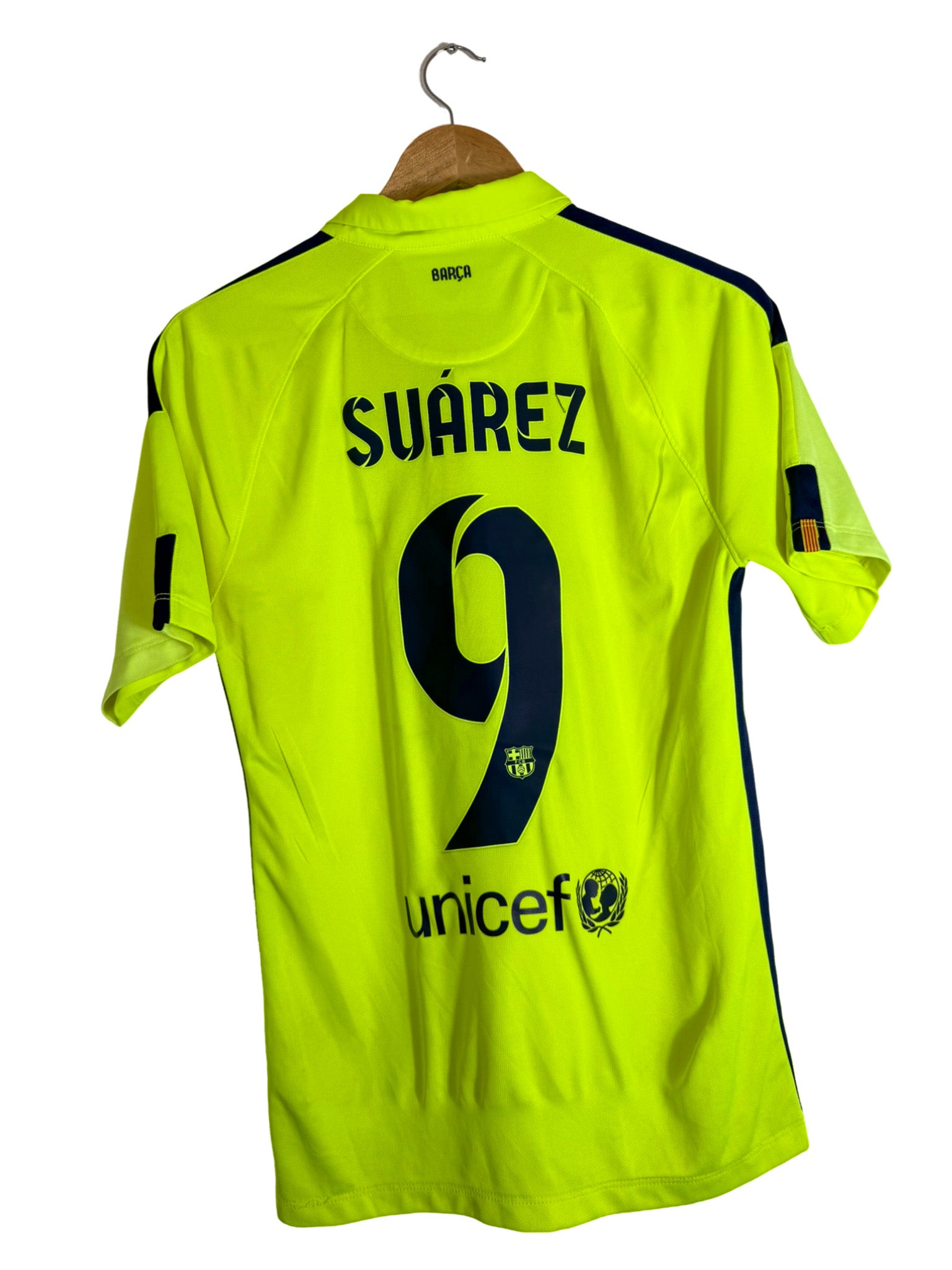 2014/2015 - Barcelona third jersey [#9 SUÁREZ] - S – Vista