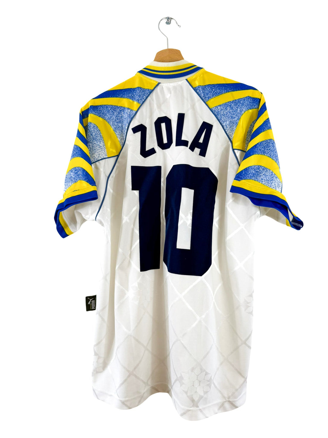 Maillot Parme extérieur 1995/1996 Puma floqué Zola 10