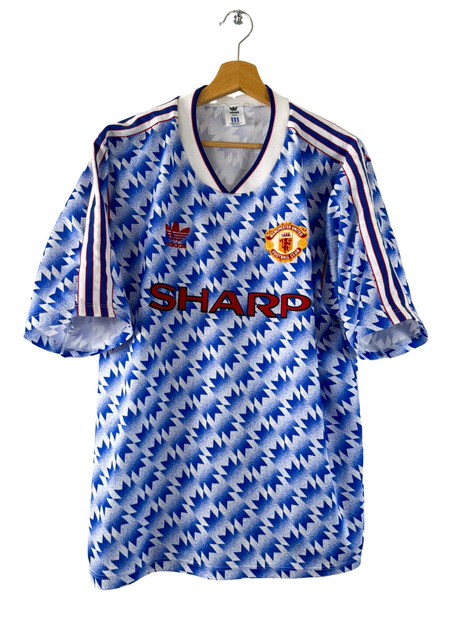 Maillot Manchester United vintage floqué du sponsor Sharp