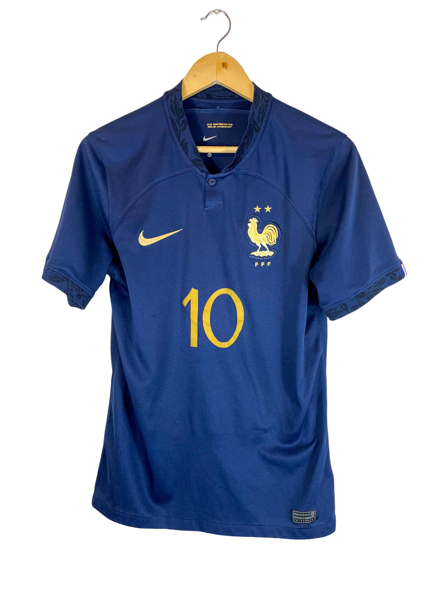 2022 – Maillot France domicile [#10 Mbappé] Nike – S