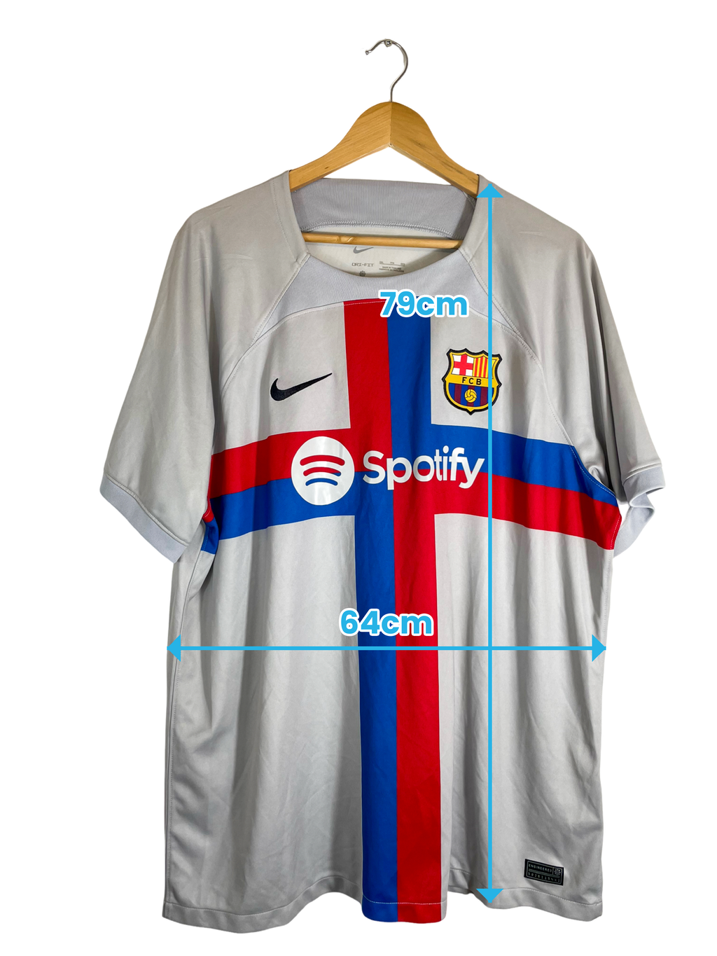 2022/2023 – Maillot FC Barcelone extérieur [#9 Lewandowski] – XXL