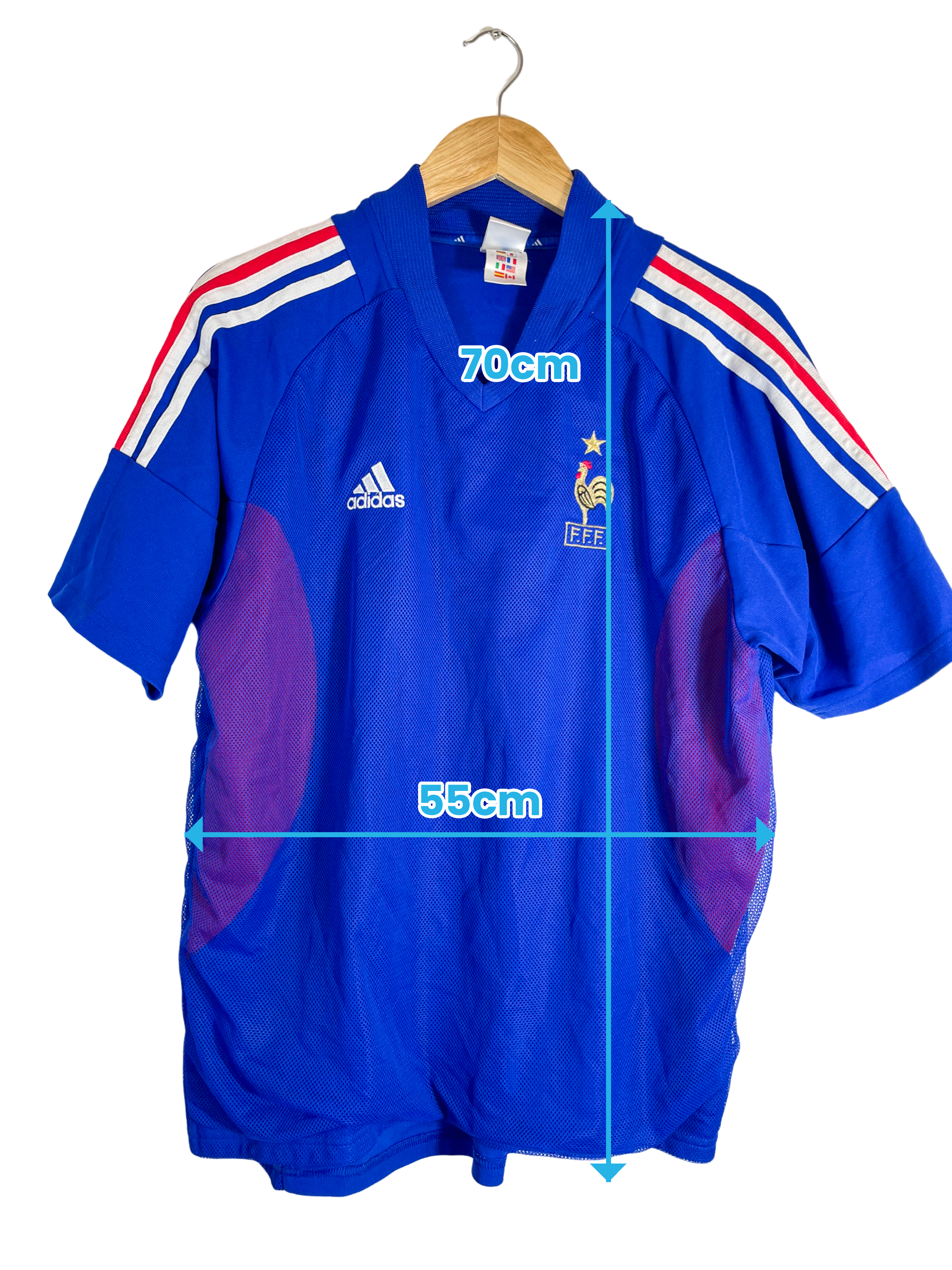 2002 – Maillot Équipe de France domicile – L