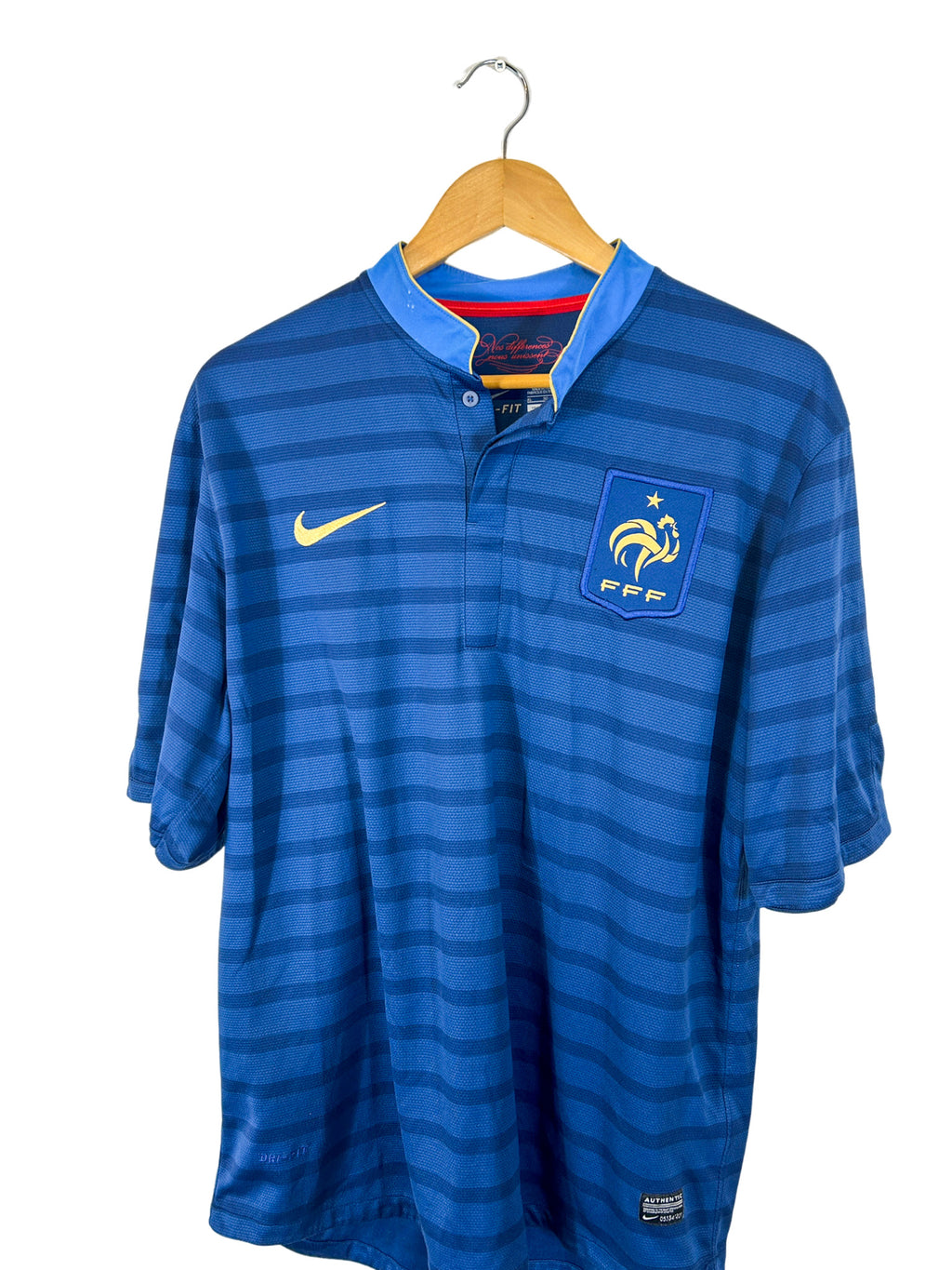 1990 - France Team Adidas Home Jersey - XL