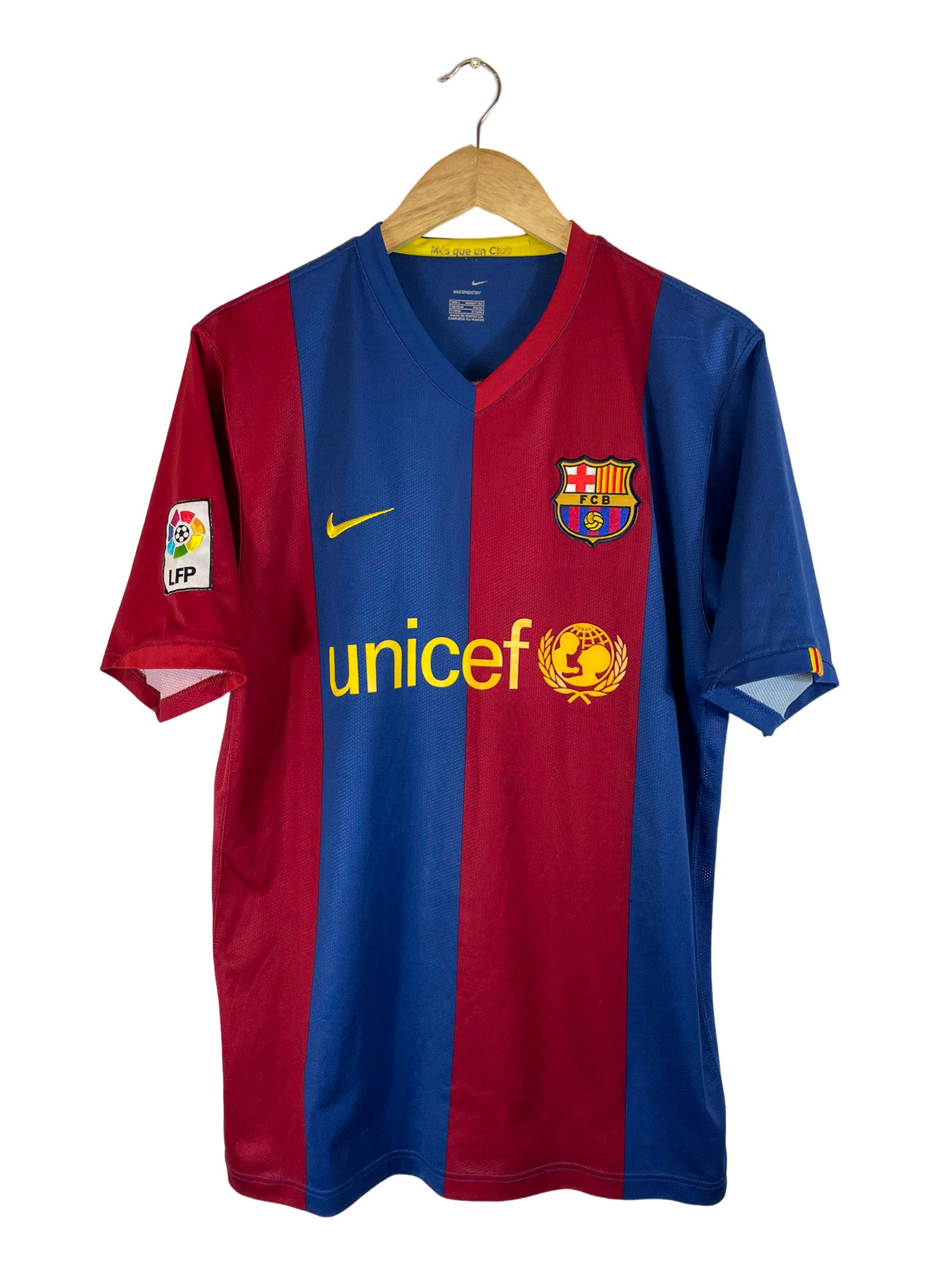 2007/2008 – Maillot FC Barcelona domicile [#10 Ronaldinho] Nike - L