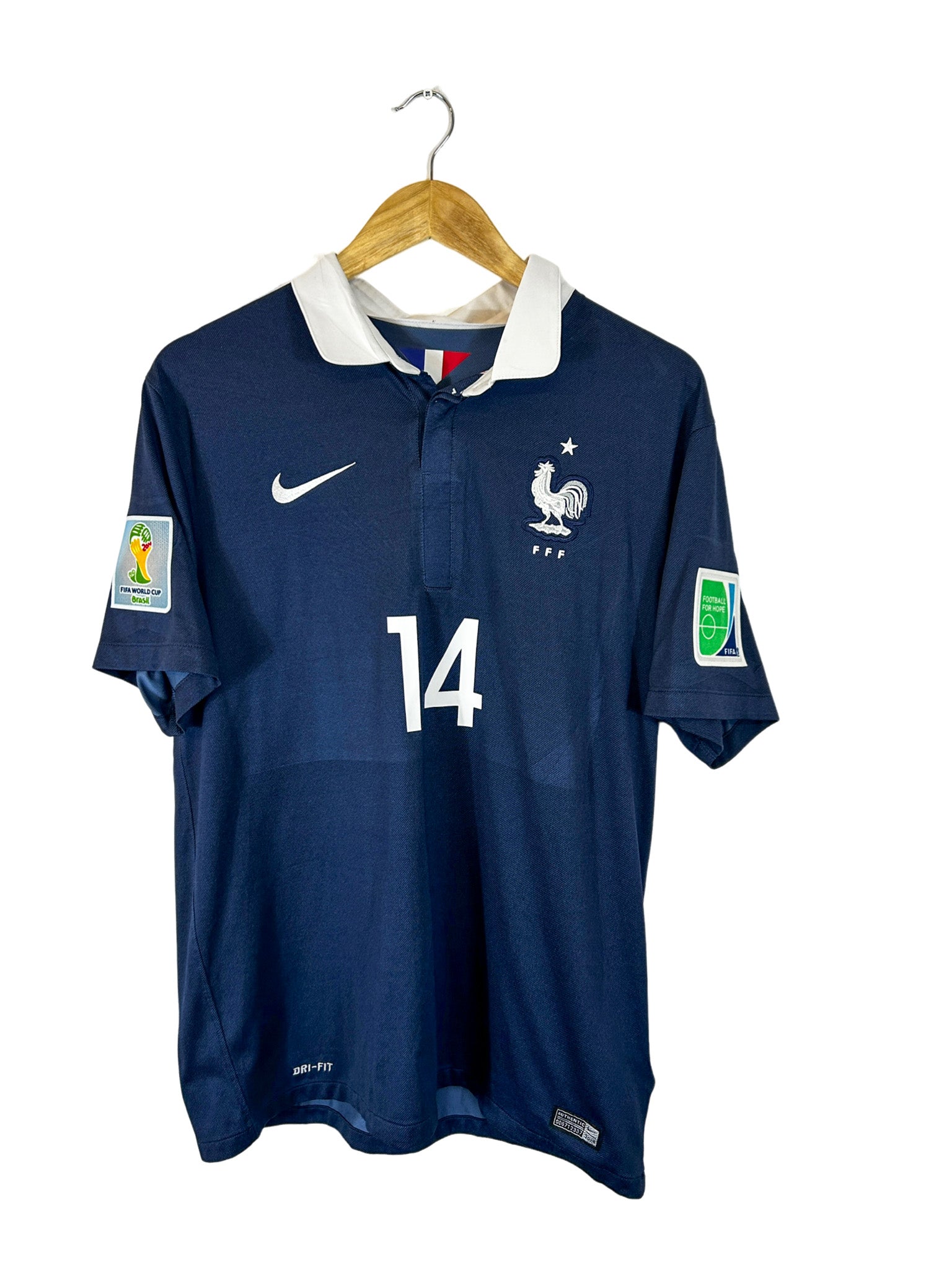 2014 – Maillot France domicile [#14 Matuidi] Nike – L