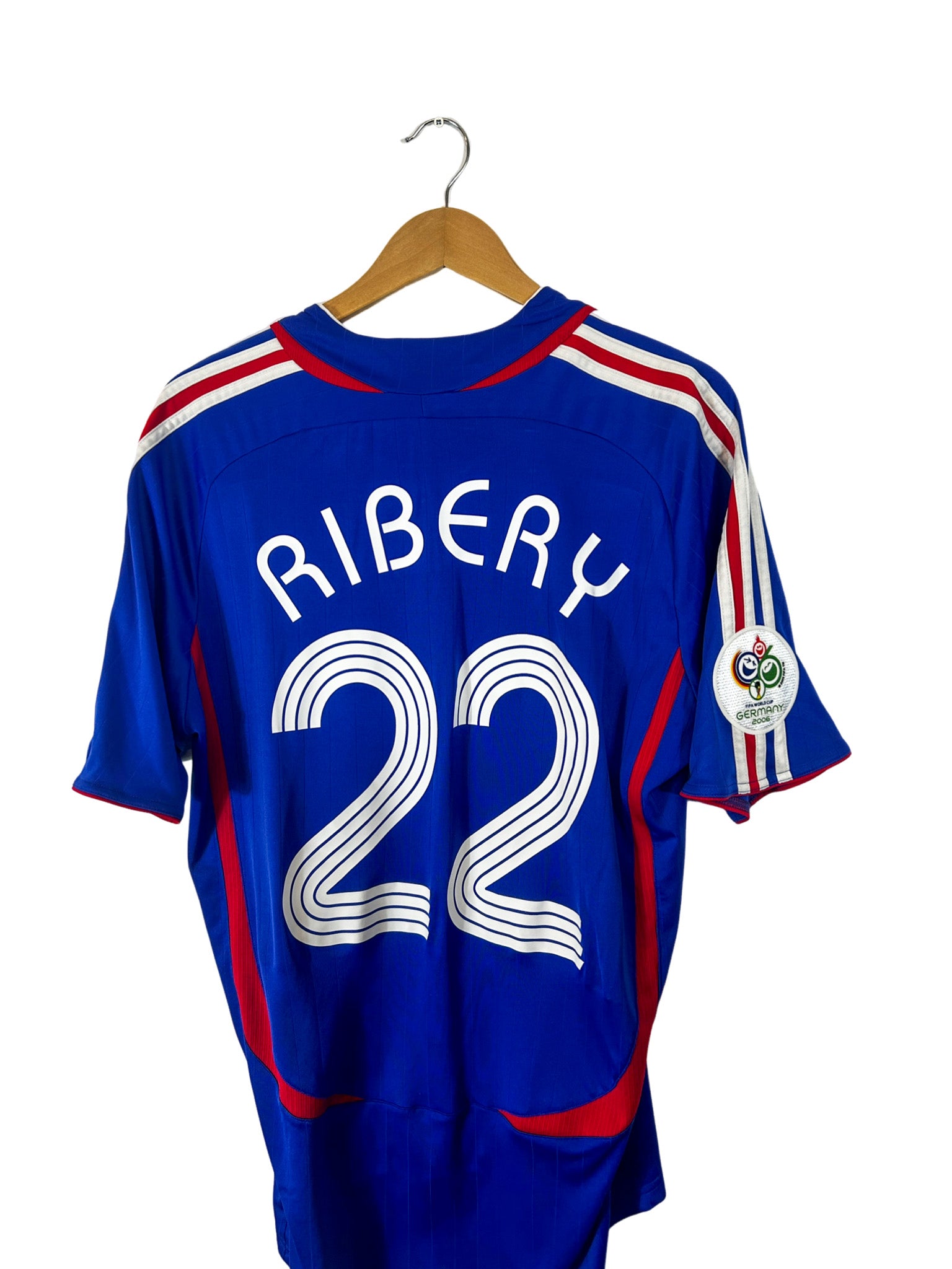 2006 – Maillot France domicile [#22 Ribéry] Adidas – L