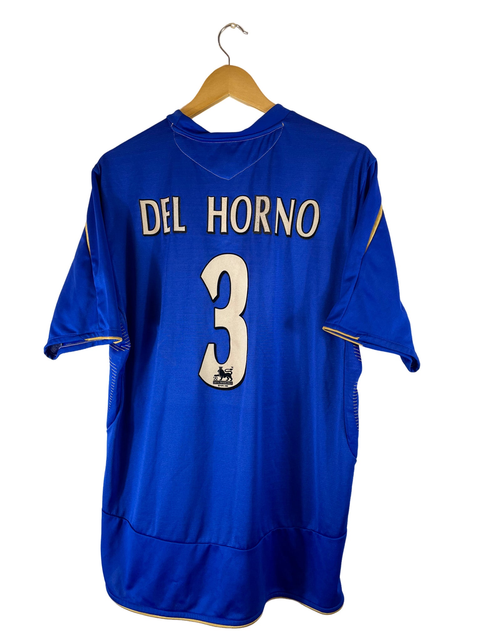 2005/2006 – Maillot Chelsea domicile centenaire [#3 Del Horno] Umbro - XL