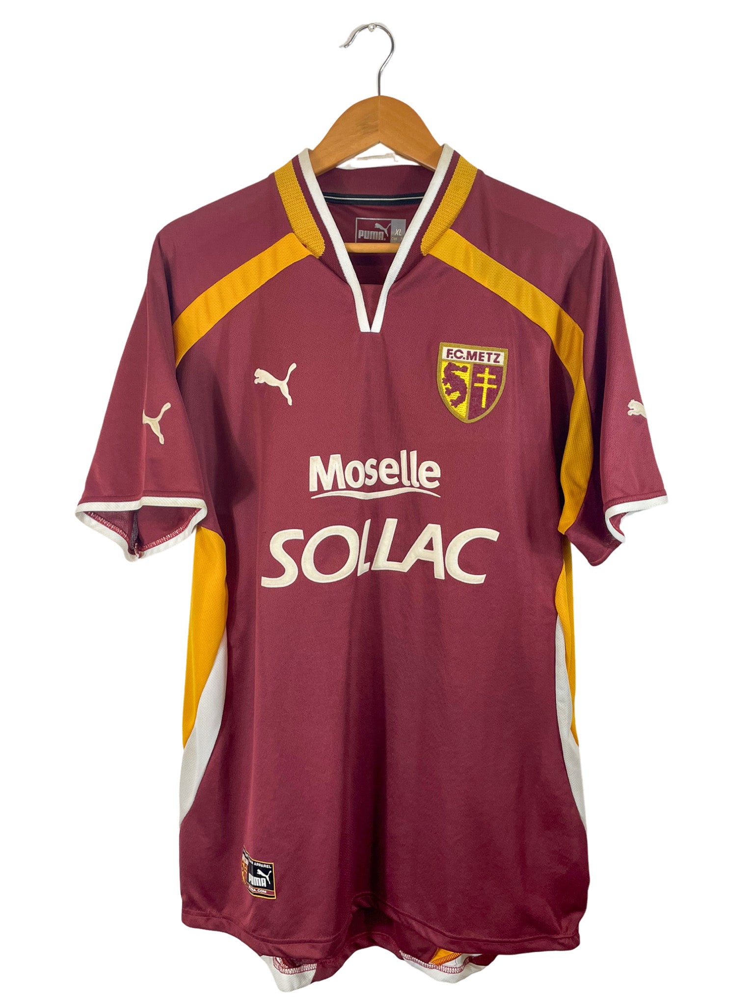 2000/2001 – Maillot FC Metz domicile [#29 Hassli] Puma - Taille XL