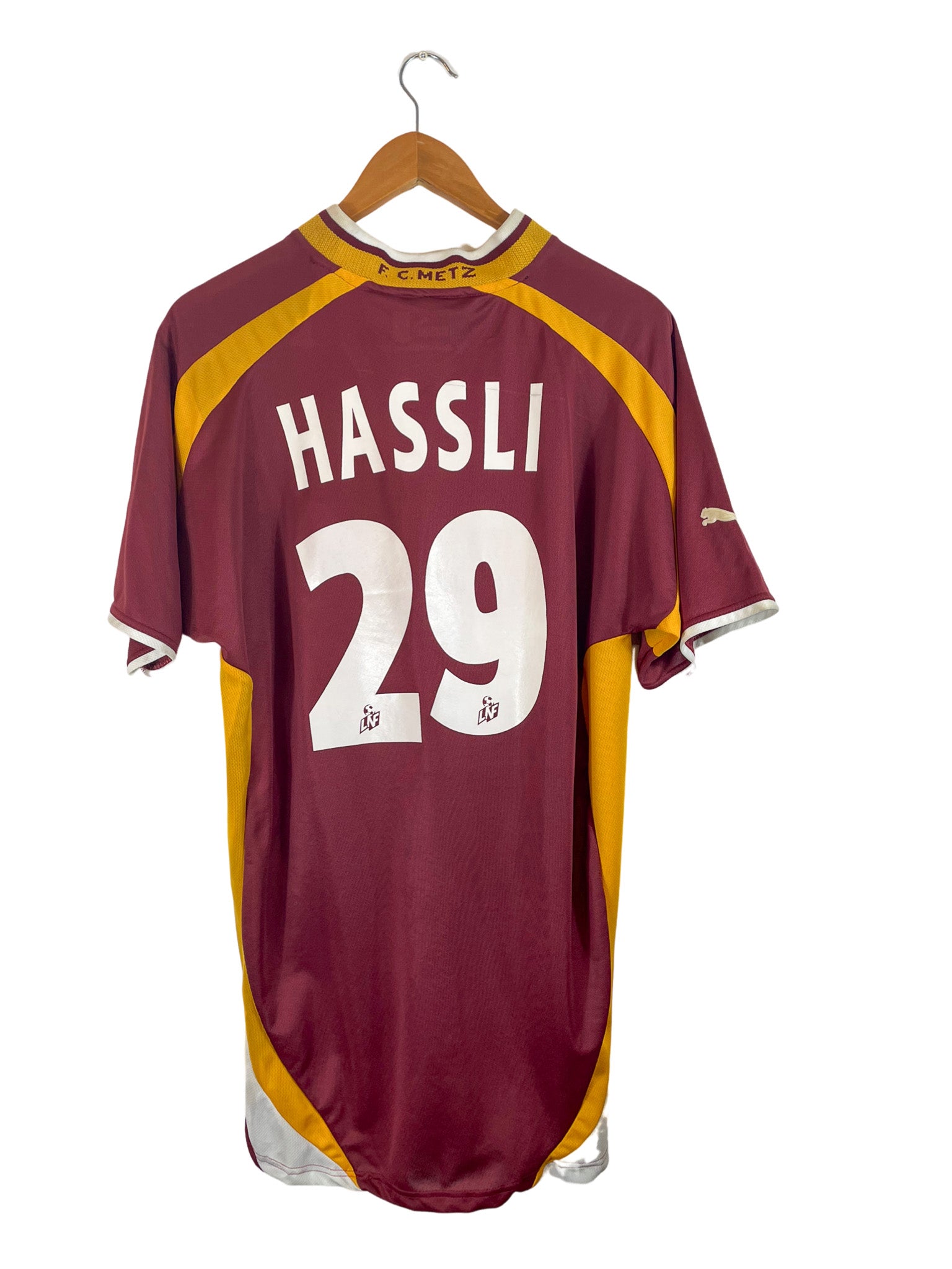 2000/2001 – Maillot FC Metz domicile [#29 Hassli] Puma - Taille XL